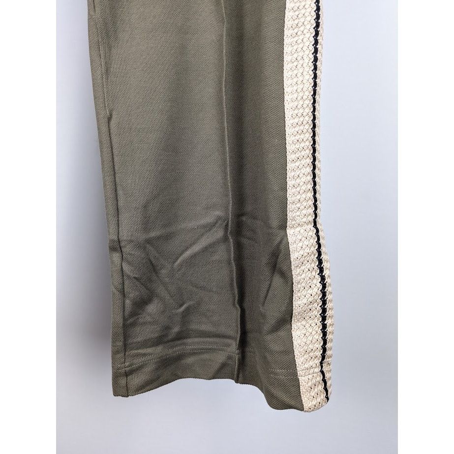Palm Angels o1rshd1 Monogram Piquet Track Pant in Brown Off White Size US 34 / EU 50 - 8 Thumbnail