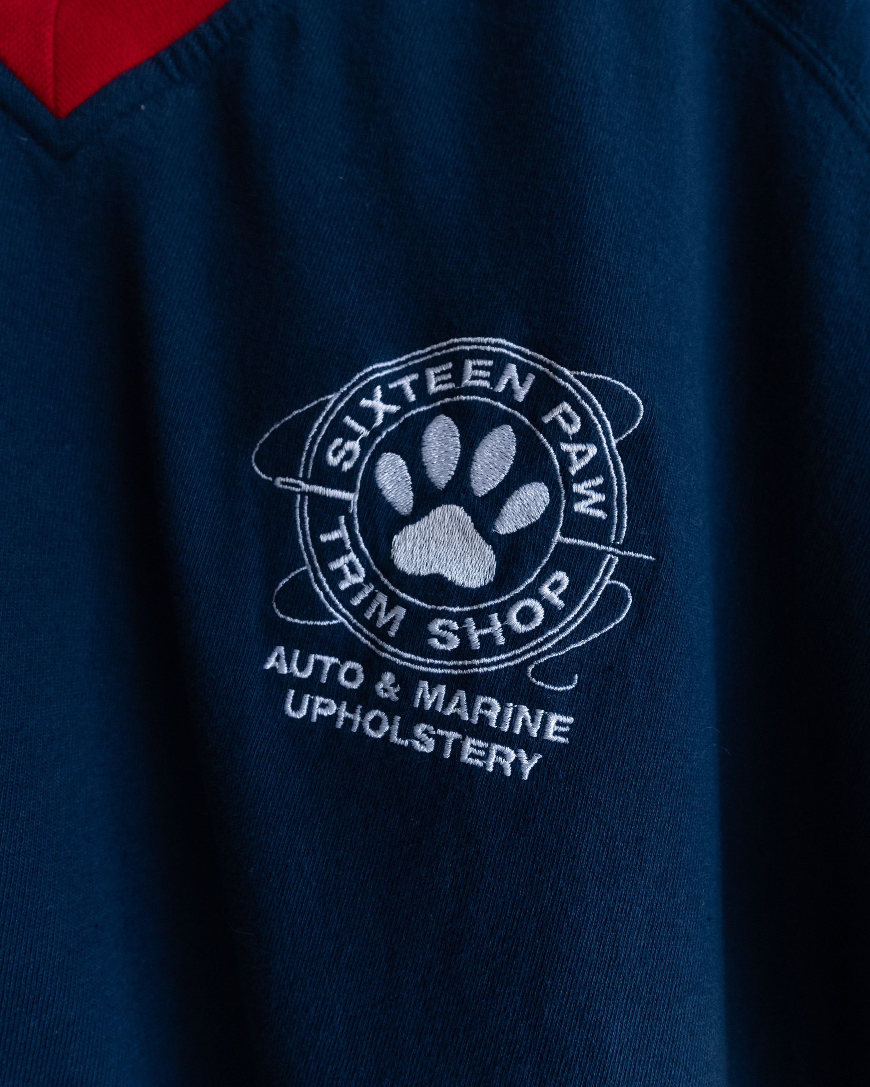 Vintage Vintage Sixteen Paw Trim Shop T Shirt Auto Marine Upholstery Size US XL / EU 56 / 4 - 2 Thumbnail