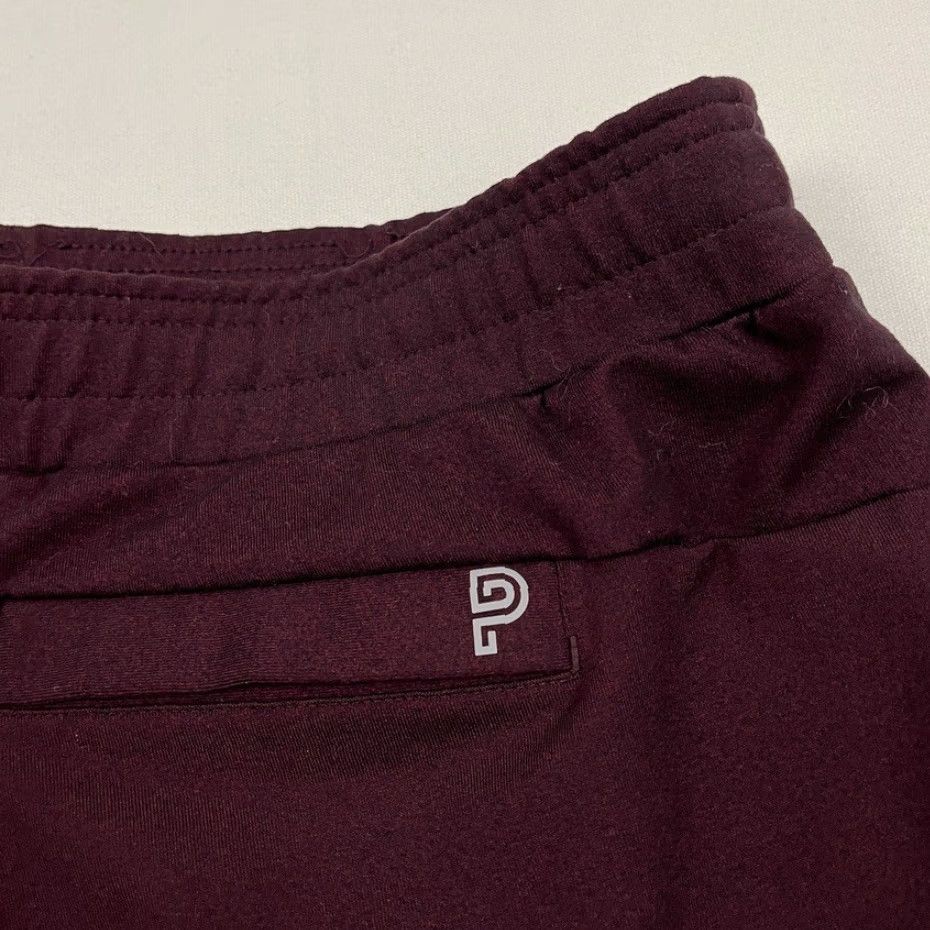 Vintage Public Rec Pants Mens 40x28 Straight Maroon Burgundy Athleisure Stretch Elastic 5-Pocket Design Regular Size 40 Iron Size US 40 / EU 56 - 4 Thumbnail