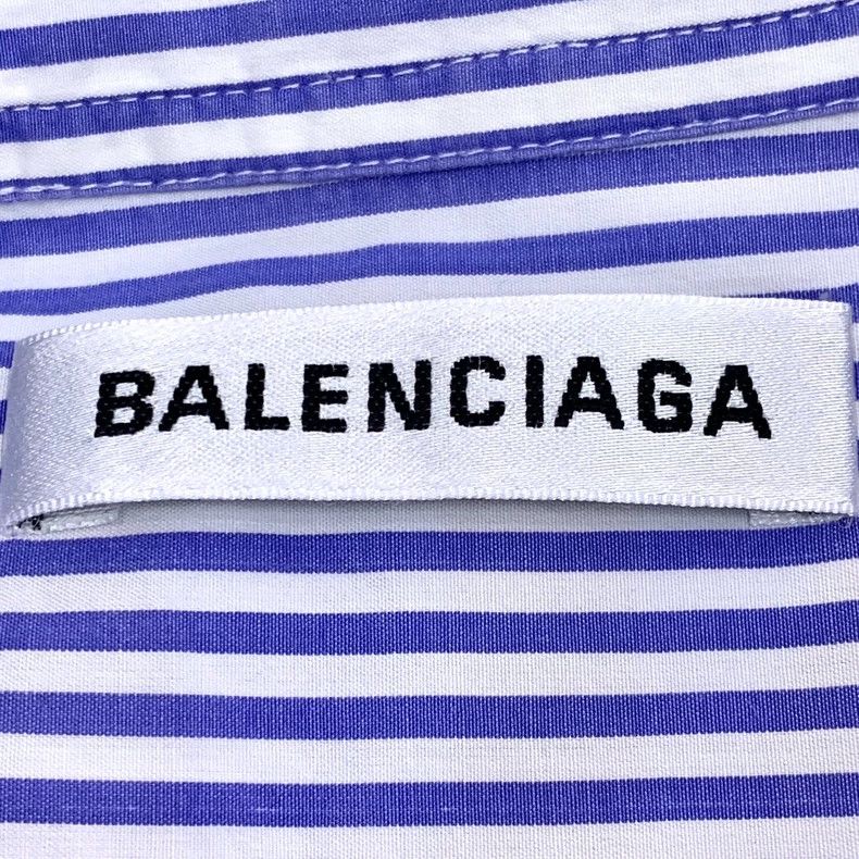 Other Balenciaga size 36 Blue striped logo monogrammed cotton la Size XS / US 0-2 / IT 36-38 - 6 Thumbnail