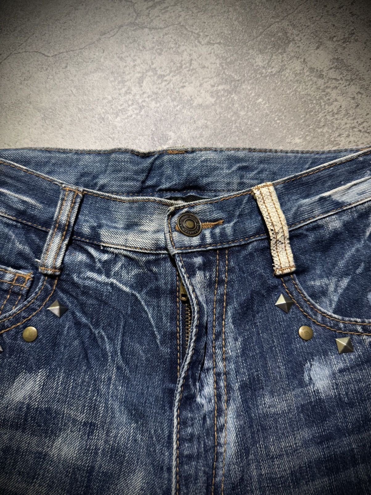 Hysteric Glamour Y2k Studded Snake ifsixwasnine jeans Size US 27 - 6 Thumbnail