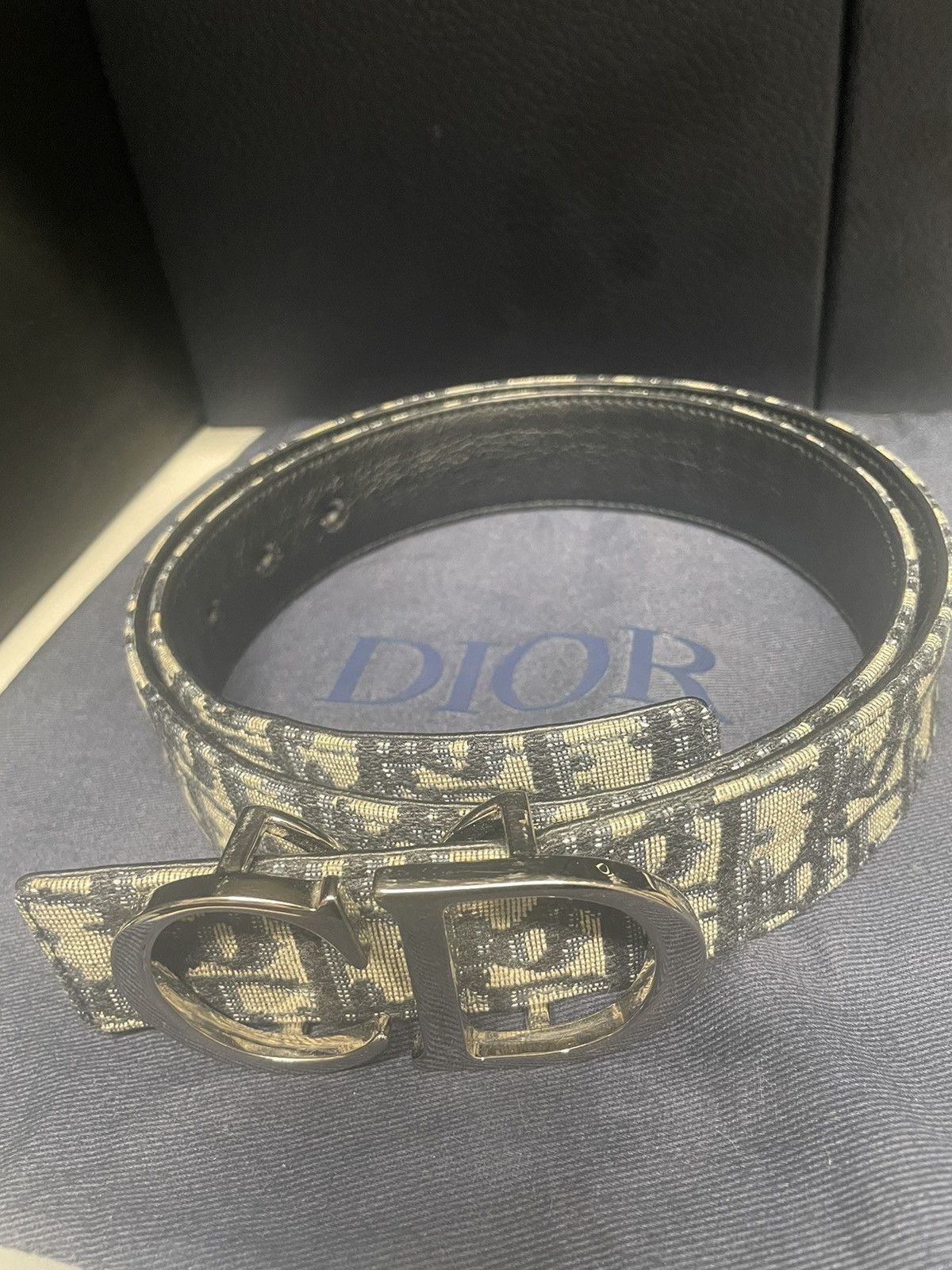 Dior Dior jacquard belt Size 32 - 4 Thumbnail