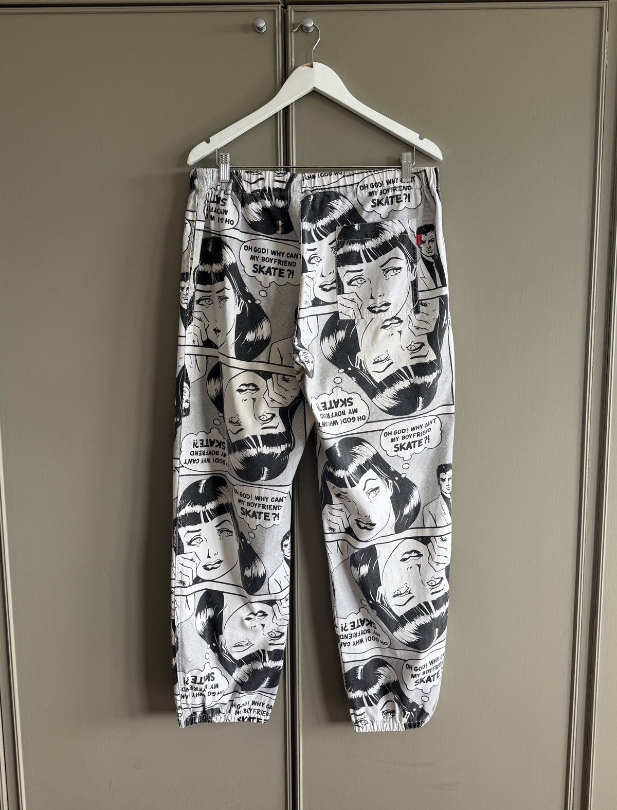 Supreme × Thrasher SS 2017 “Why Doesn’t My Boyfriend Skate” Comic Graphic Pants Size US 32 / EU 48 - 3 Thumbnail
