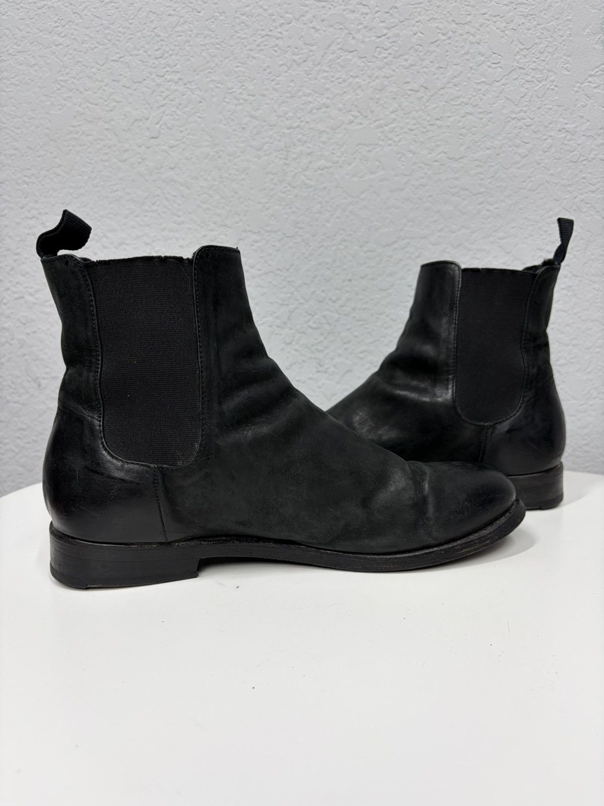The Last Conspiracy AS 98 Vibe Artisan Black Leather Side Zip Ankle Biker Boots Size US 8 / EU 41 - 10 Thumbnail