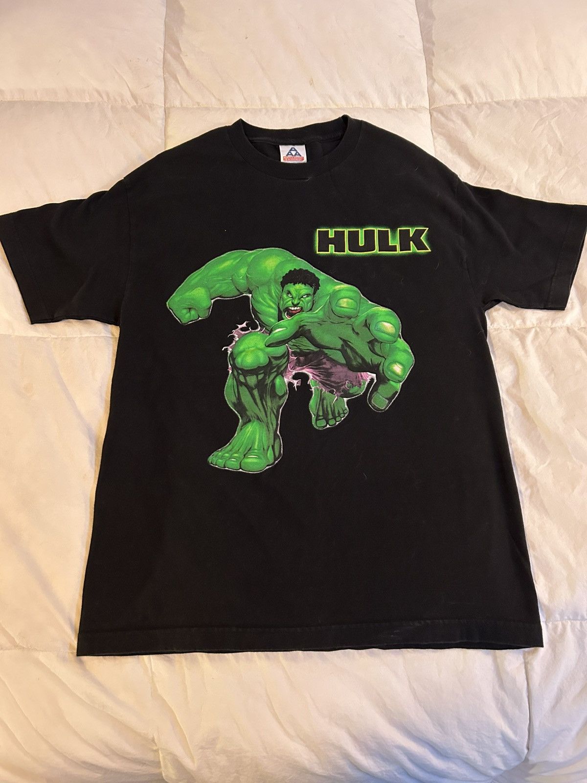 Marvel Comics × Vintage Vintage Marvel Hulk T-shirt Size US L / EU 52-54 / 3 - 1 Thumbnail
