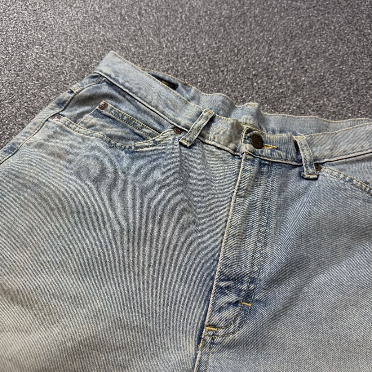 Lee × Number (N)ine Vintage Heavy Faded Washed Grunge Denim Lee Rider W32 Size US 32 / EU 48 - 12 Thumbnail