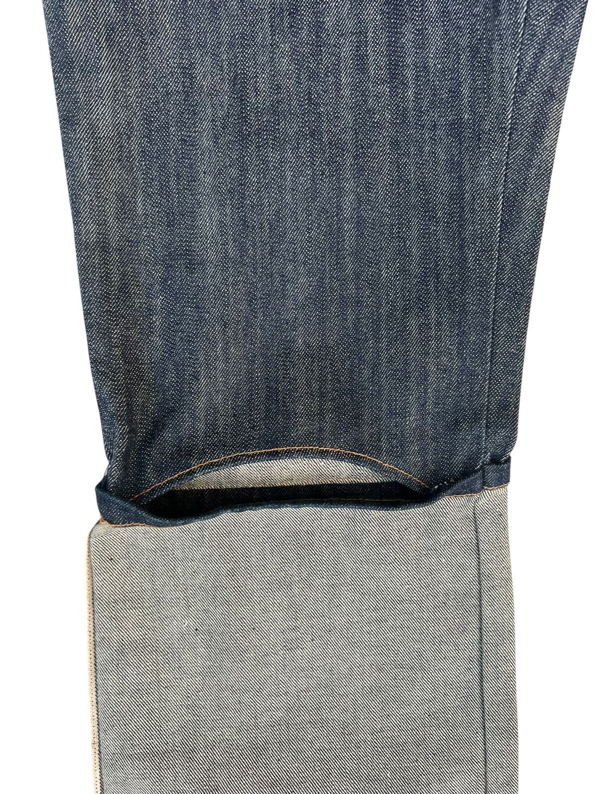 Vintage CLUTCH Japan Folded Leg Redline Selvedge Denim Size US 30 / EU 46 - 9 Thumbnail