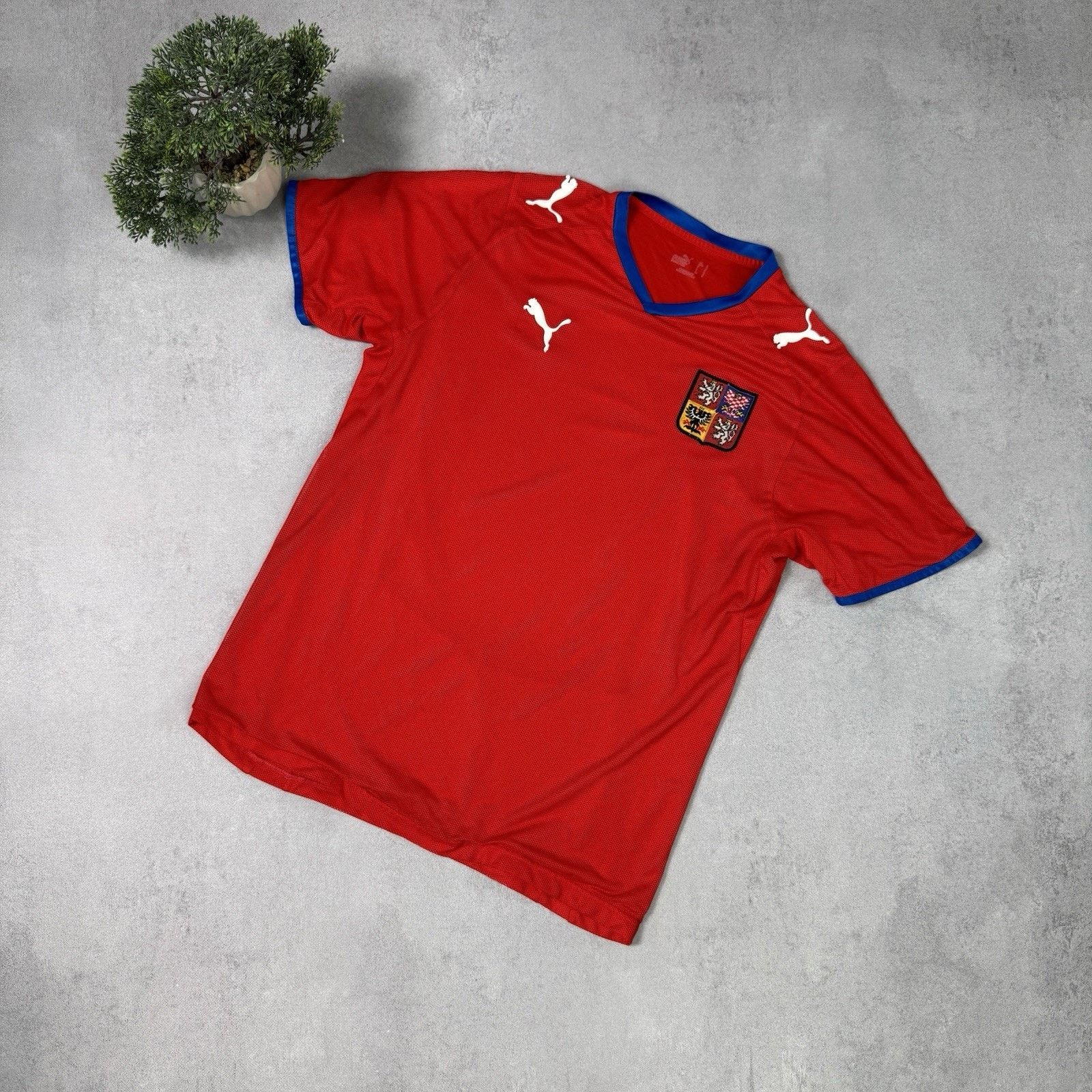 Puma Czech Republic 2008 - 2009 Home football shirt jersey Soccer Size US M / EU 48-50 / 2 - 1 Thumbnail