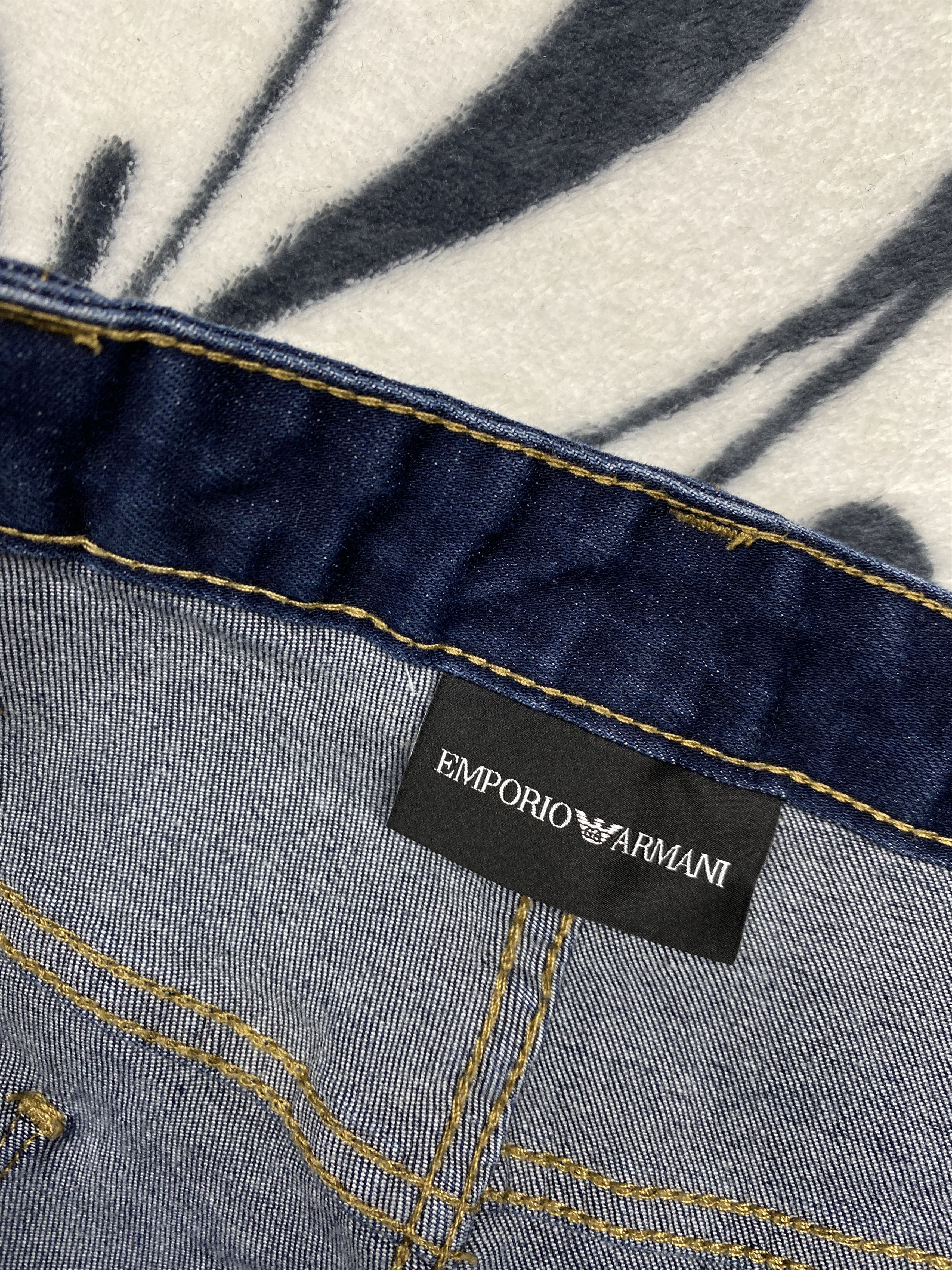 Armani Emporio Armani Mens Denim Pants Y2K Jeans Size US 34 / EU 50 - 5 Thumbnail