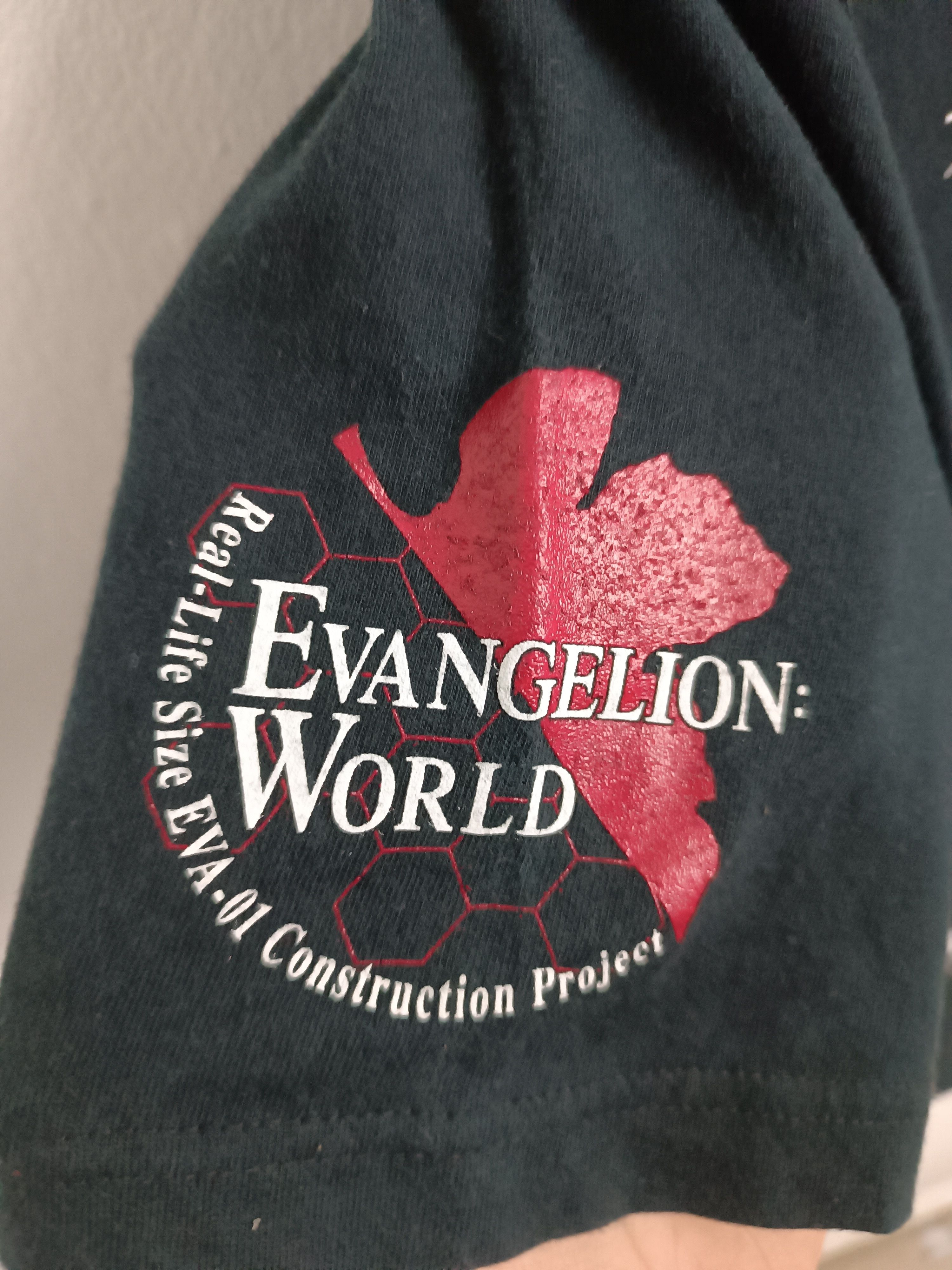 Anime VINTAGE 2000s EVANGELION FADED TEE ghost in the shell akira Size US L / EU 52-54 / 3 - 8 Thumbnail
