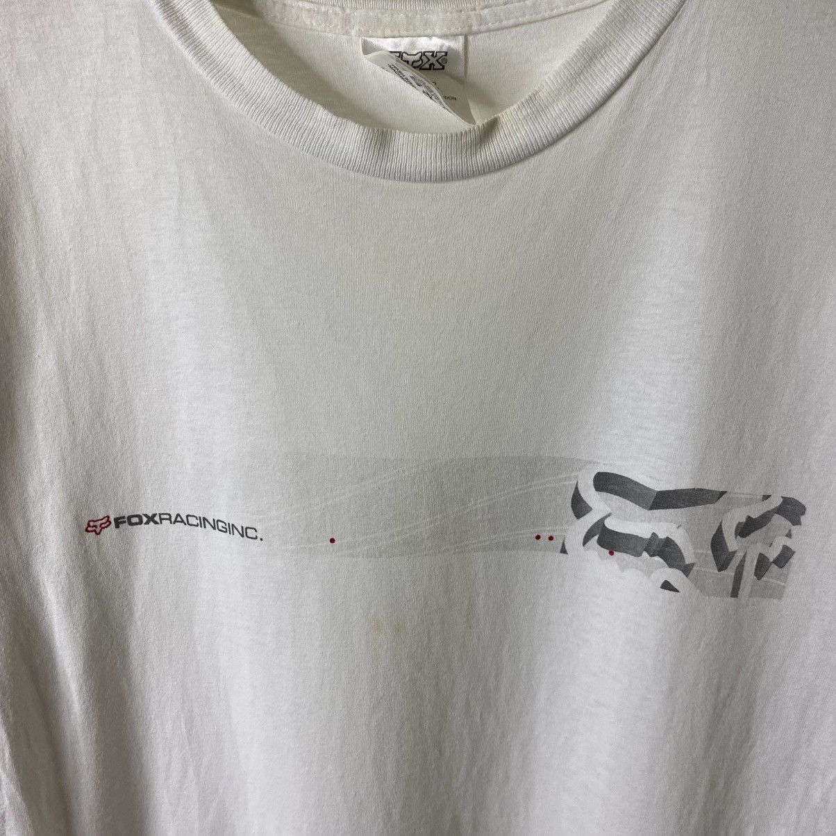 Fox Racing Vintage 1990s Fox Racing Motocross T Shirt Size US M / EU 48-50 / 2 - 2 Thumbnail