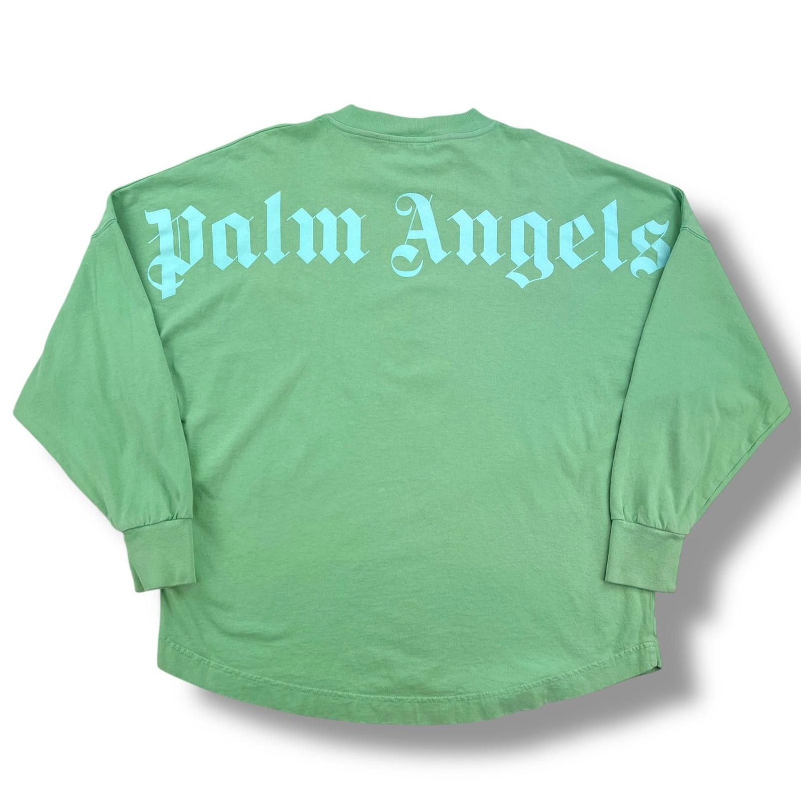 Palm Angels Palm Angels Green Long Sleeve T Shirt Size US S / EU 44-46 / 1 - 3 Thumbnail