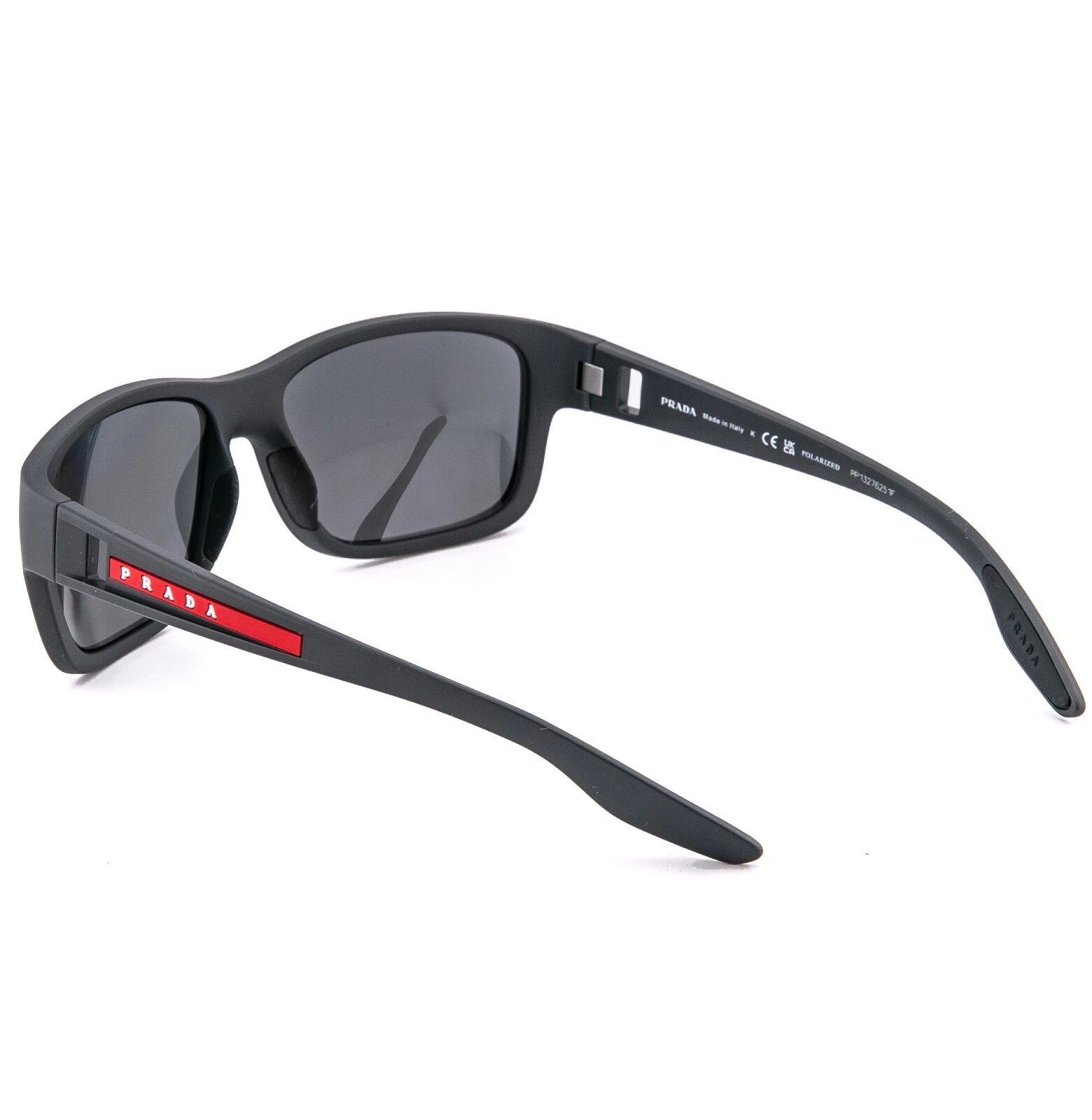 Prada PRADA 01W Linea Rossa Sport Sunglasses Gray Pilot PS01WS Size ONE SIZE - 4 Thumbnail