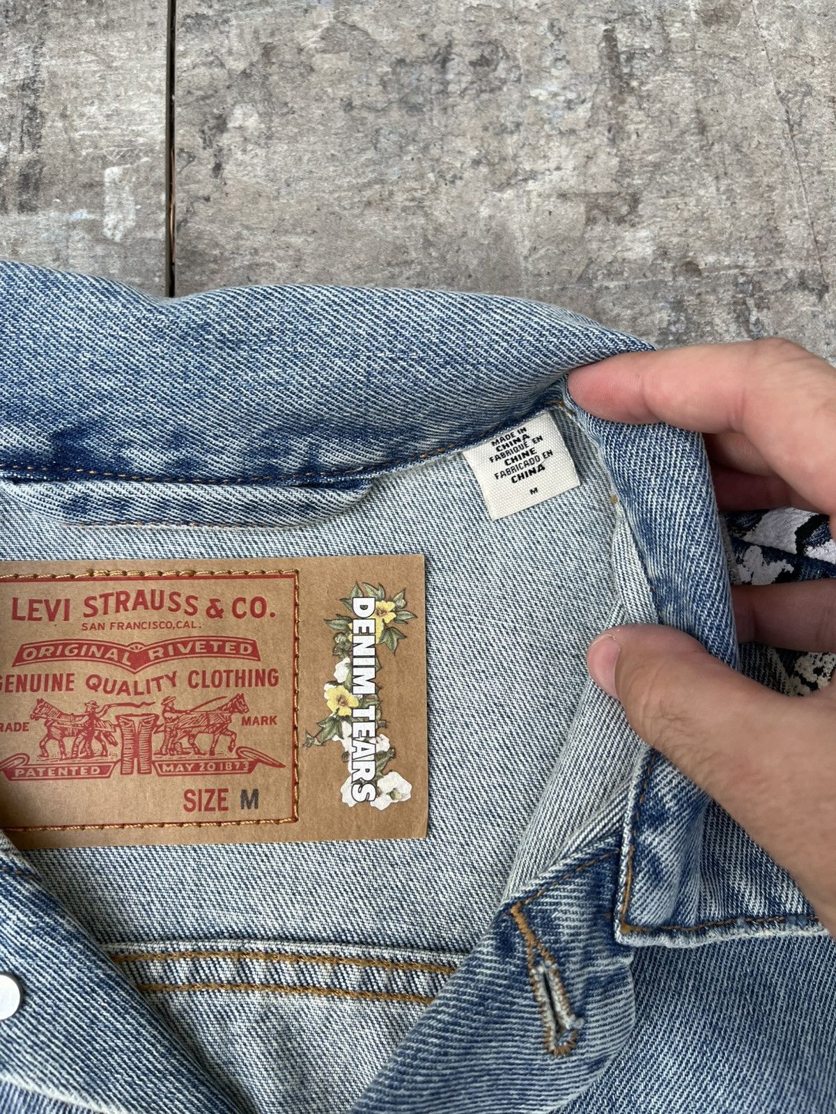 DENIM TEARS × Stussy Stussy x Denim Tears Levis Type 2 Jacket Size US M / EU 48-50 / 2 - 6 Thumbnail