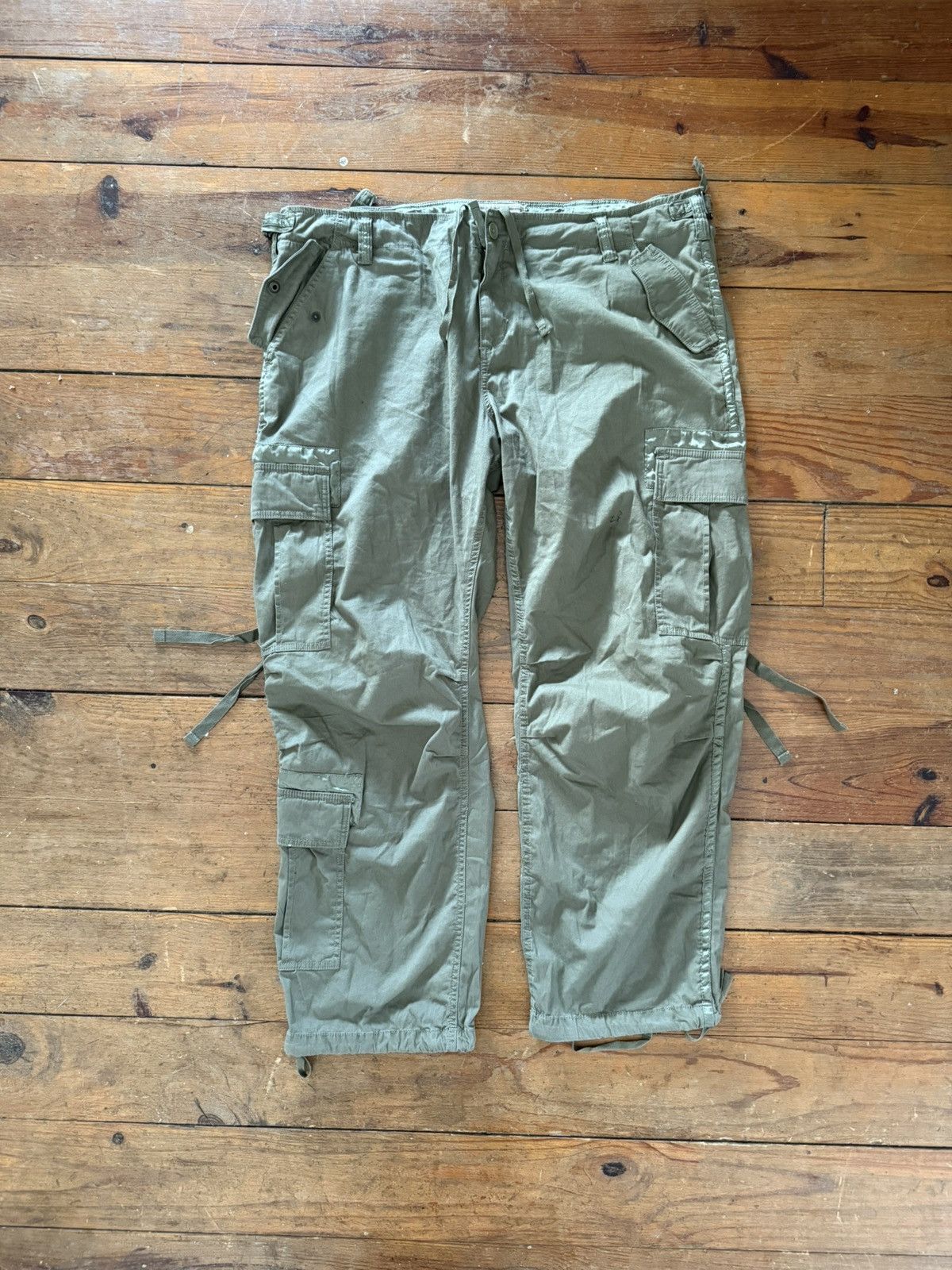 Abercrombie & Fitch VINTAGE ABERCROMBIE & FITCH MILITARY CARGO PANTS Size US 44 / EU 60 - 1 Thumbnail