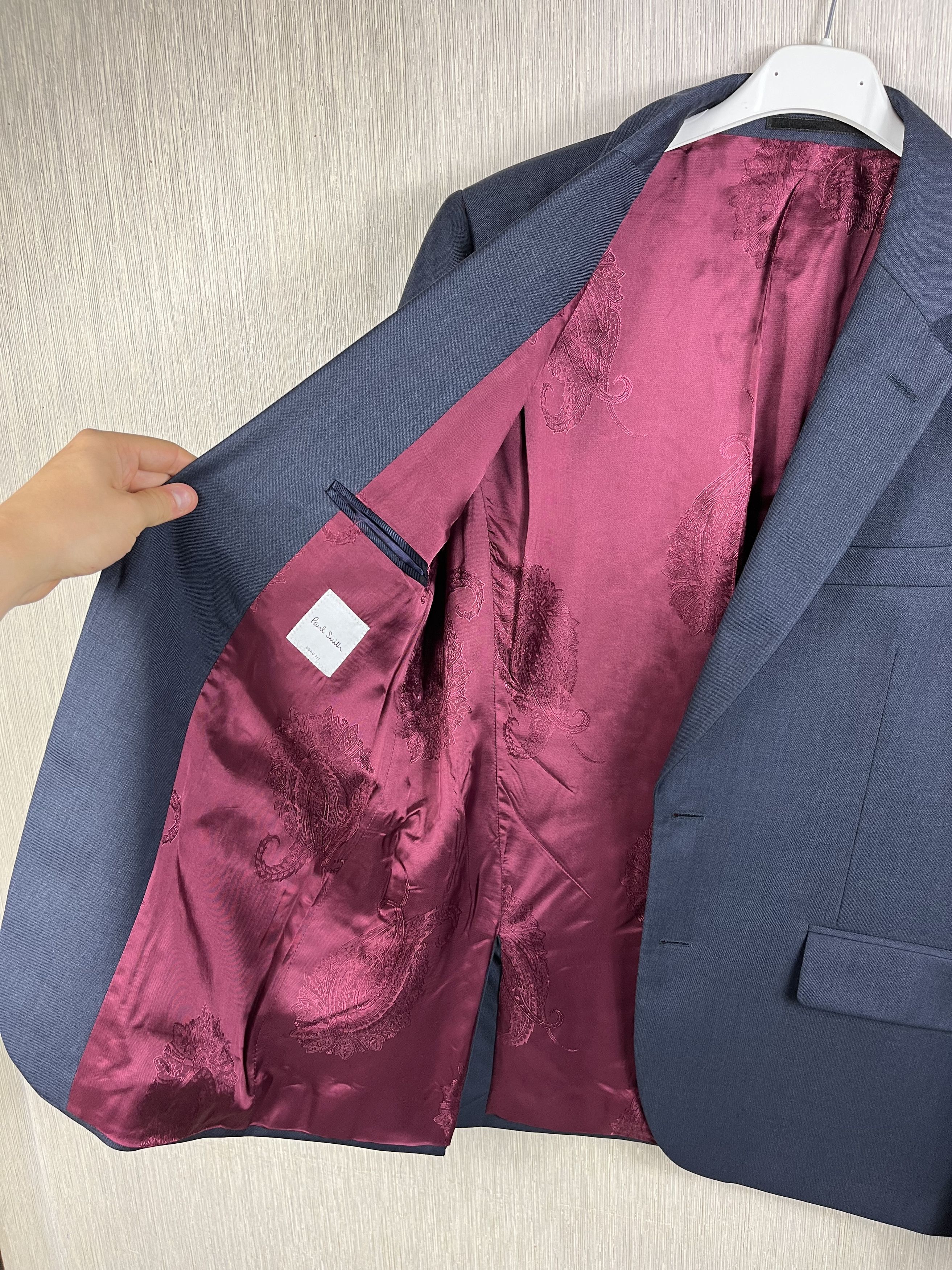 Paul Smith Paul Smith Soho Fit wool navy suit blazer+pants designer Size 40R - 12 Thumbnail