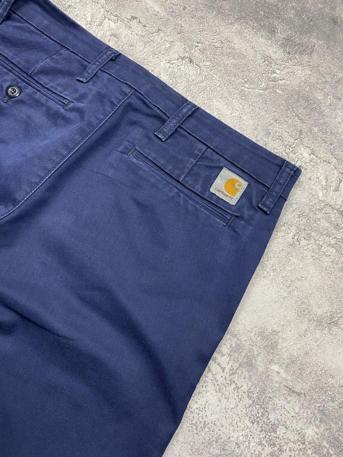 Carhartt Vintage Y2K Carhartt Sid Pant Blue Work Pants Size US 32 / EU 48 - 15 Thumbnail