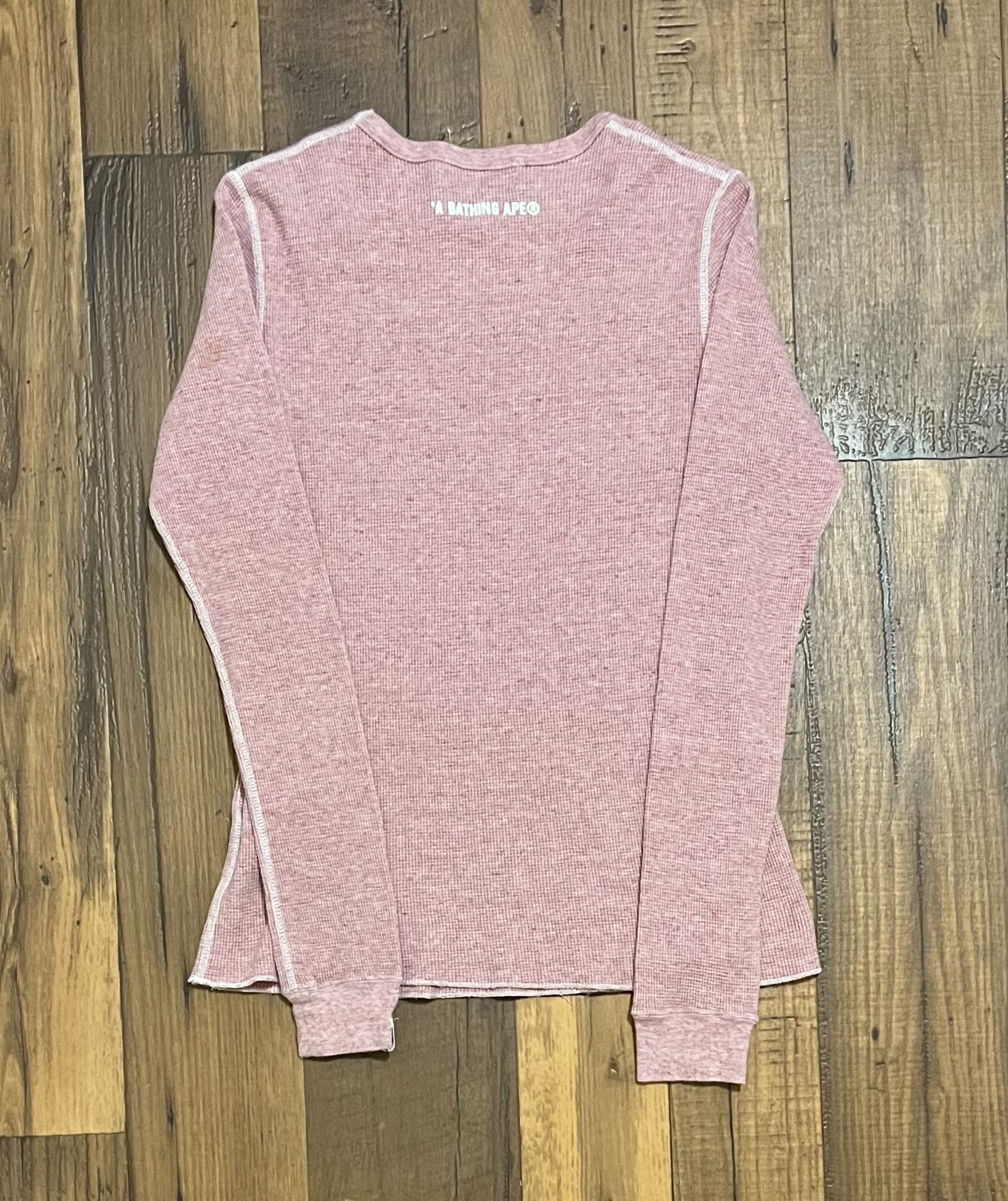 Bape Bape long sleeve thermal tee shirt Size S / US 4 / IT 40 - 2 Thumbnail