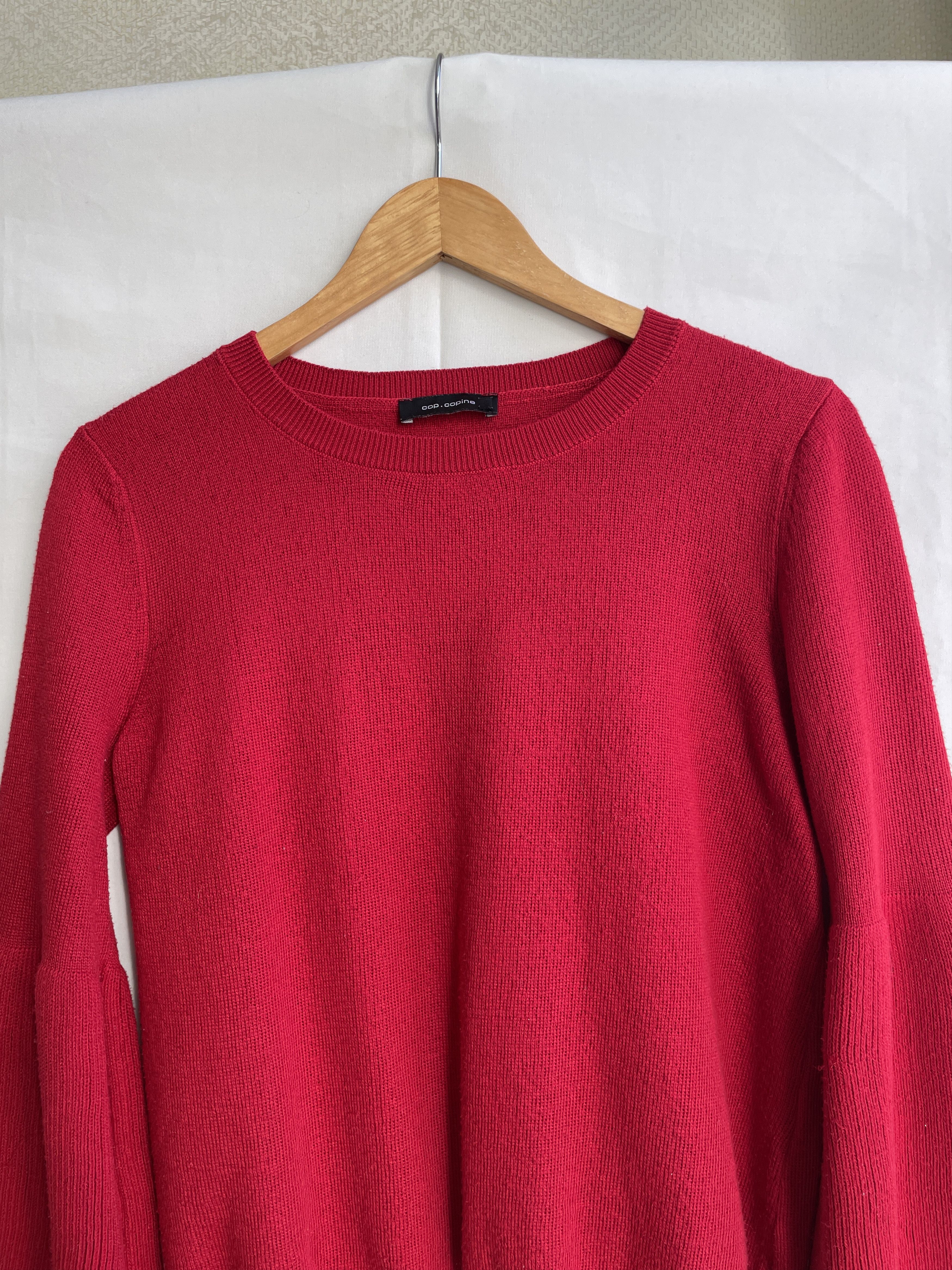 Cop Copine Cop Copine Bell Sleeve Rib Knit Sweater Size M Size M / US 6-8 / IT 42-44 - 3 Thumbnail