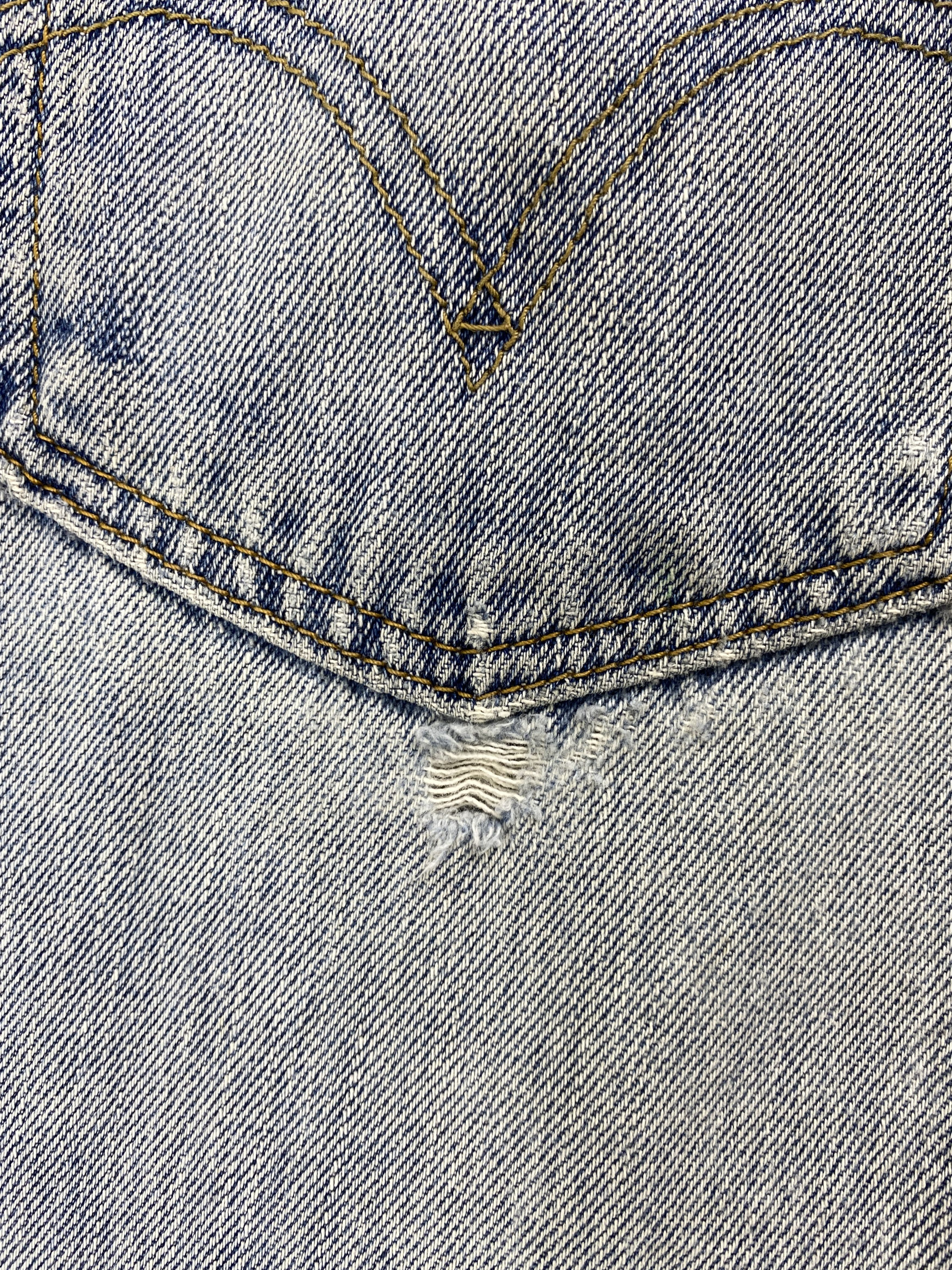 Levi's Light Blue Wash Vintage Levi's 550 36x35 Denim -JN1797 Size US 36 / EU 52 - 13 Thumbnail