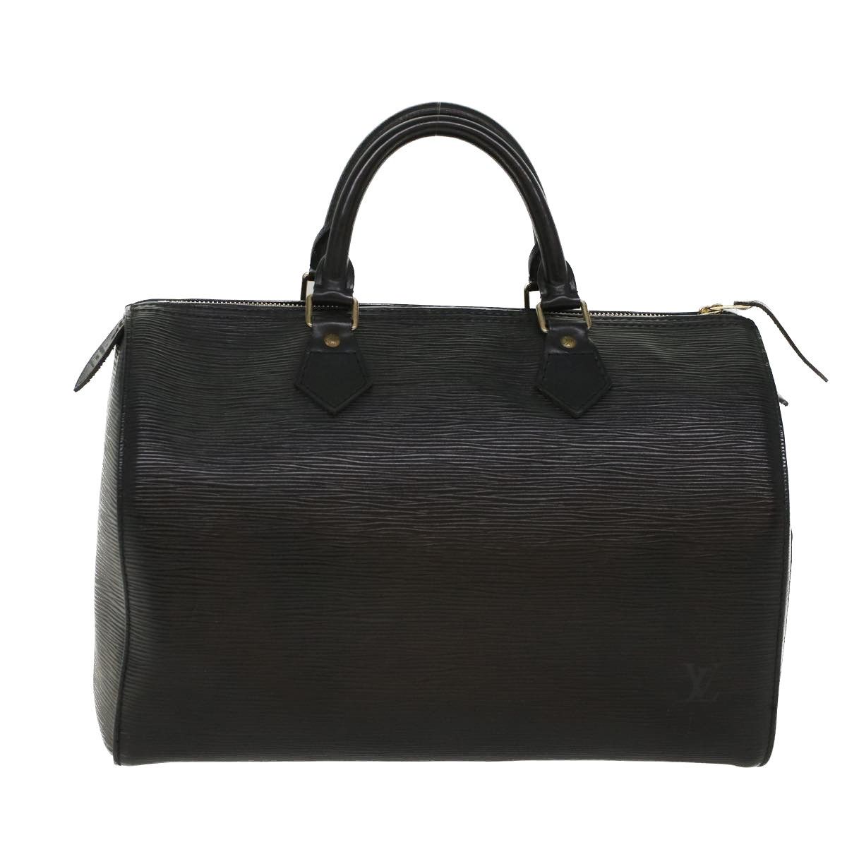 Louis Vuitton Epi Speedy 30 Hand Bag Noir Black M43002 LV Auth