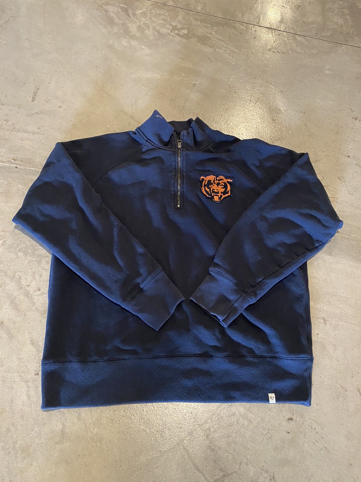 47 Brand × Vintage NFL Chicago Bears HalfZip Jacket Size US XL / EU 56 / 4 - 1 Thumbnail