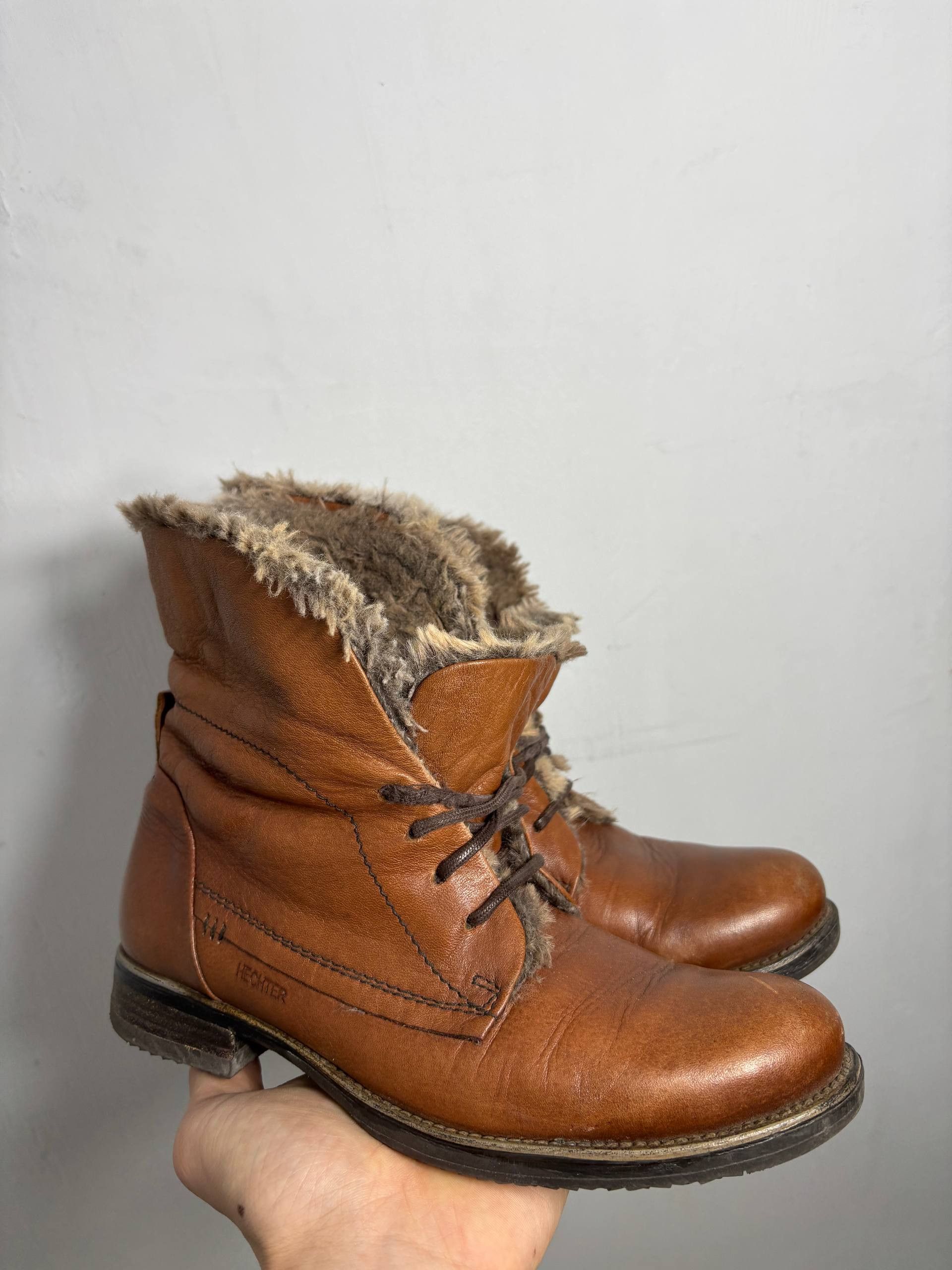 A.S.98 RARE Fur AS 98 GUIDI style! fade Ankle Archive Leather Boots Size US 7 / IT 37 - 2 Thumbnail