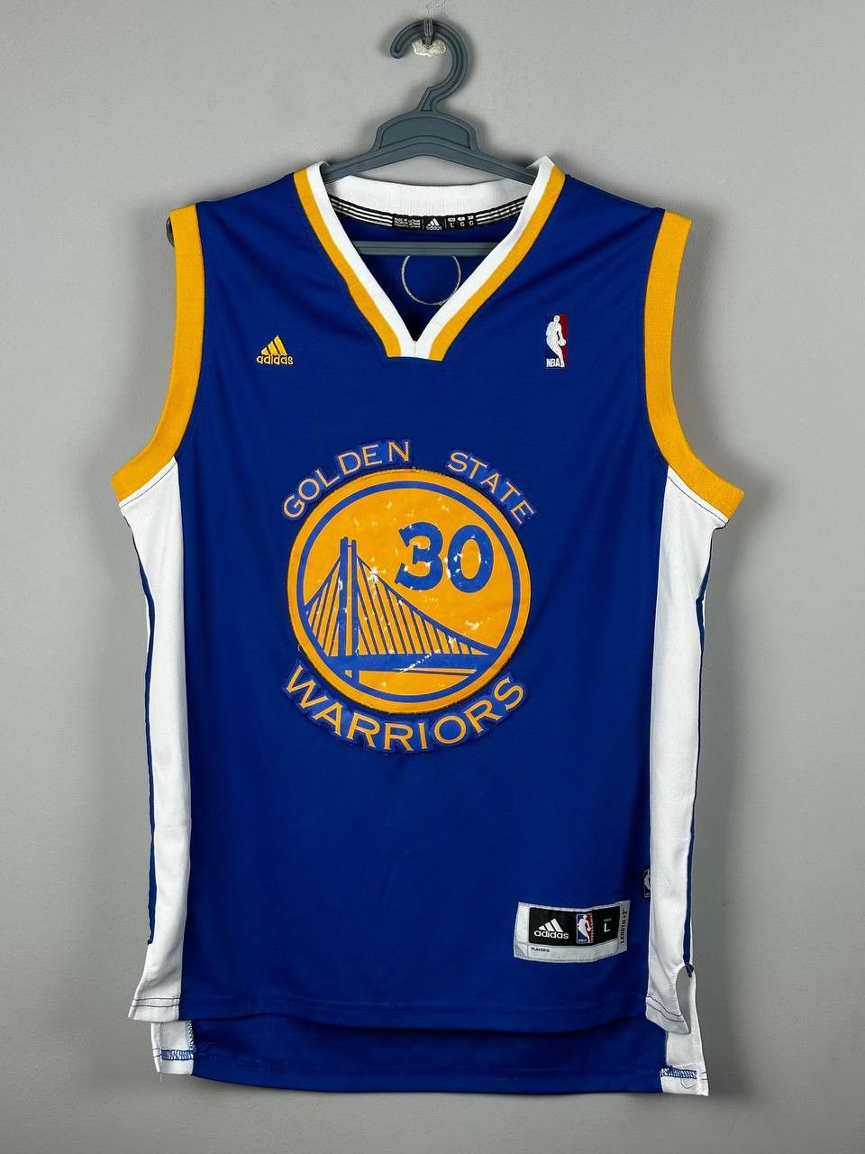 Adidas Golden State Warriors 30 Curry Adidas NBA Jersey Large Size US L / EU 52-54 / 3 - 2 Thumbnail