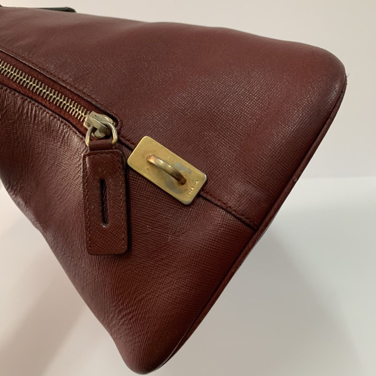 Prada Prada Alma Leather Handbag Size ONE SIZE - 10 Thumbnail