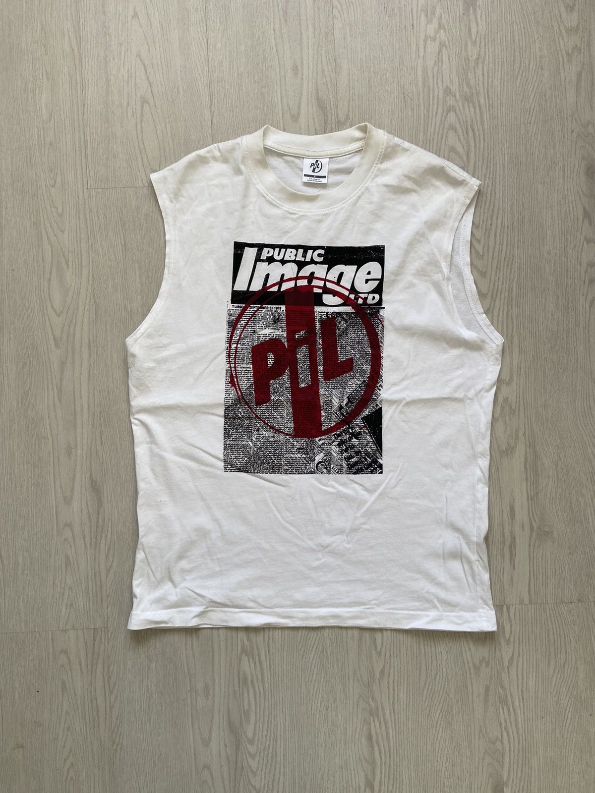 Band Tees × Vintage Early 2000’s Public Image LTD Official Sleeveless Shirt Size US S / EU 44-46 / 1 - 1 Thumbnail