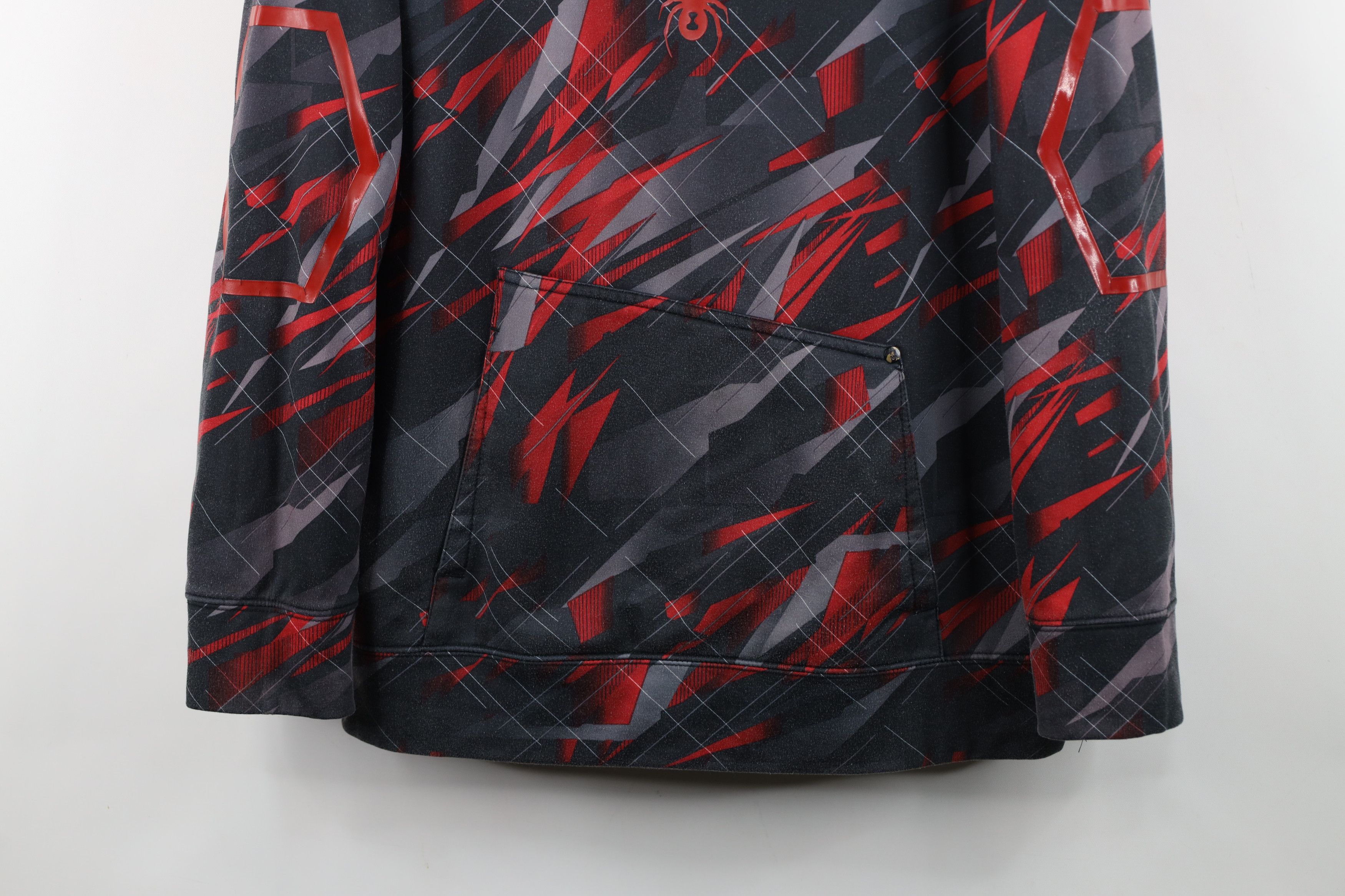 Spyder Vintage Y2K Spyder Fractal Spider Hoodie Sweatshirt Red Size US M / EU 48-50 / 2 - 3 Thumbnail