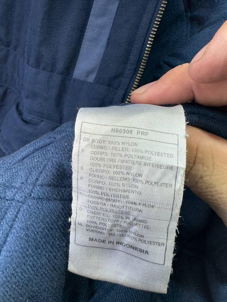 Vintage Vintage Nike Down Puffer Jacket Centr Big Logo Swoosh Drill Size US L / EU 52-54 / 3 - 16 Thumbnail