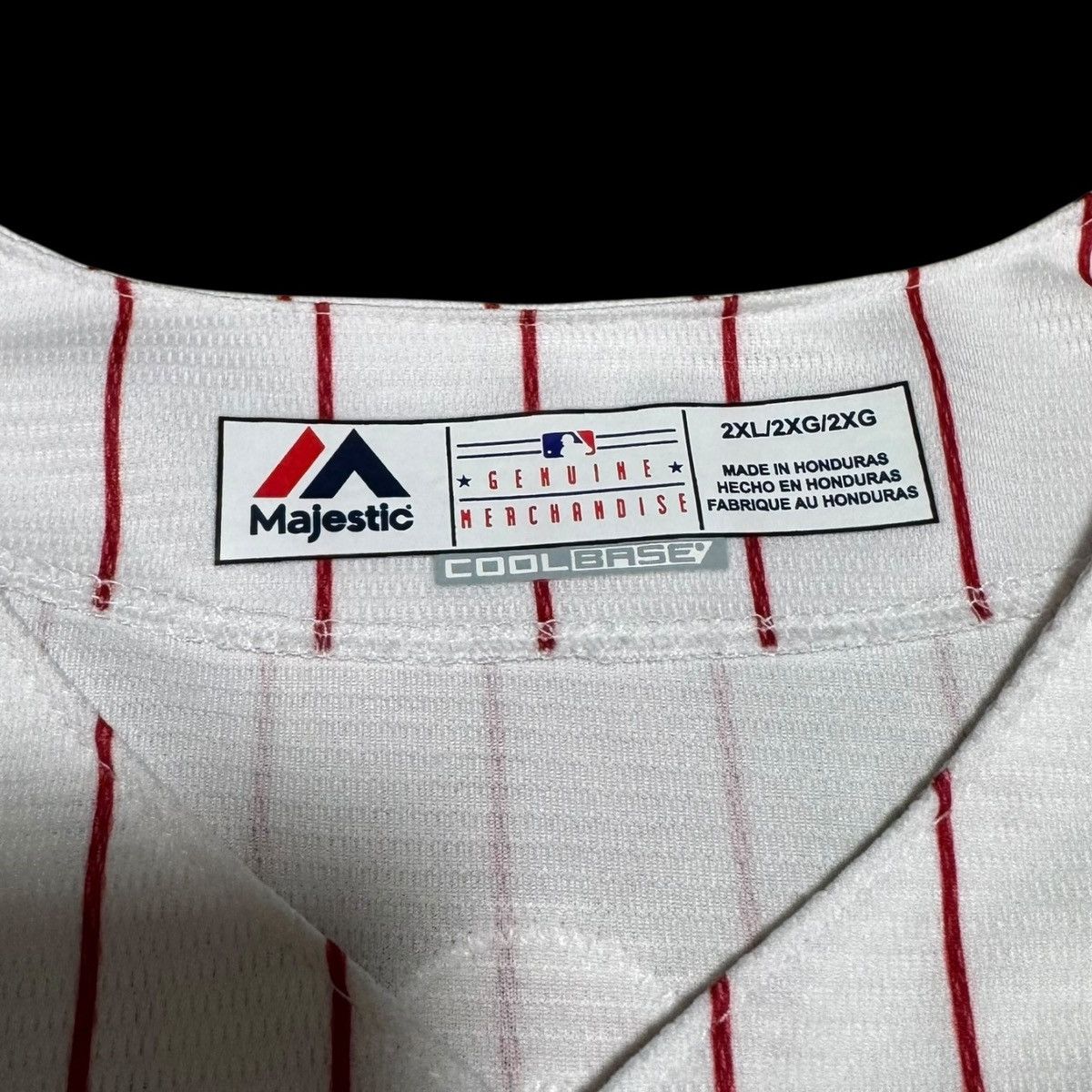 Majestic Majestic Philadelphia Phillies #28 Velasquez Jersey 2XL Size US XXL / EU 58 / 5 - 7 Thumbnail