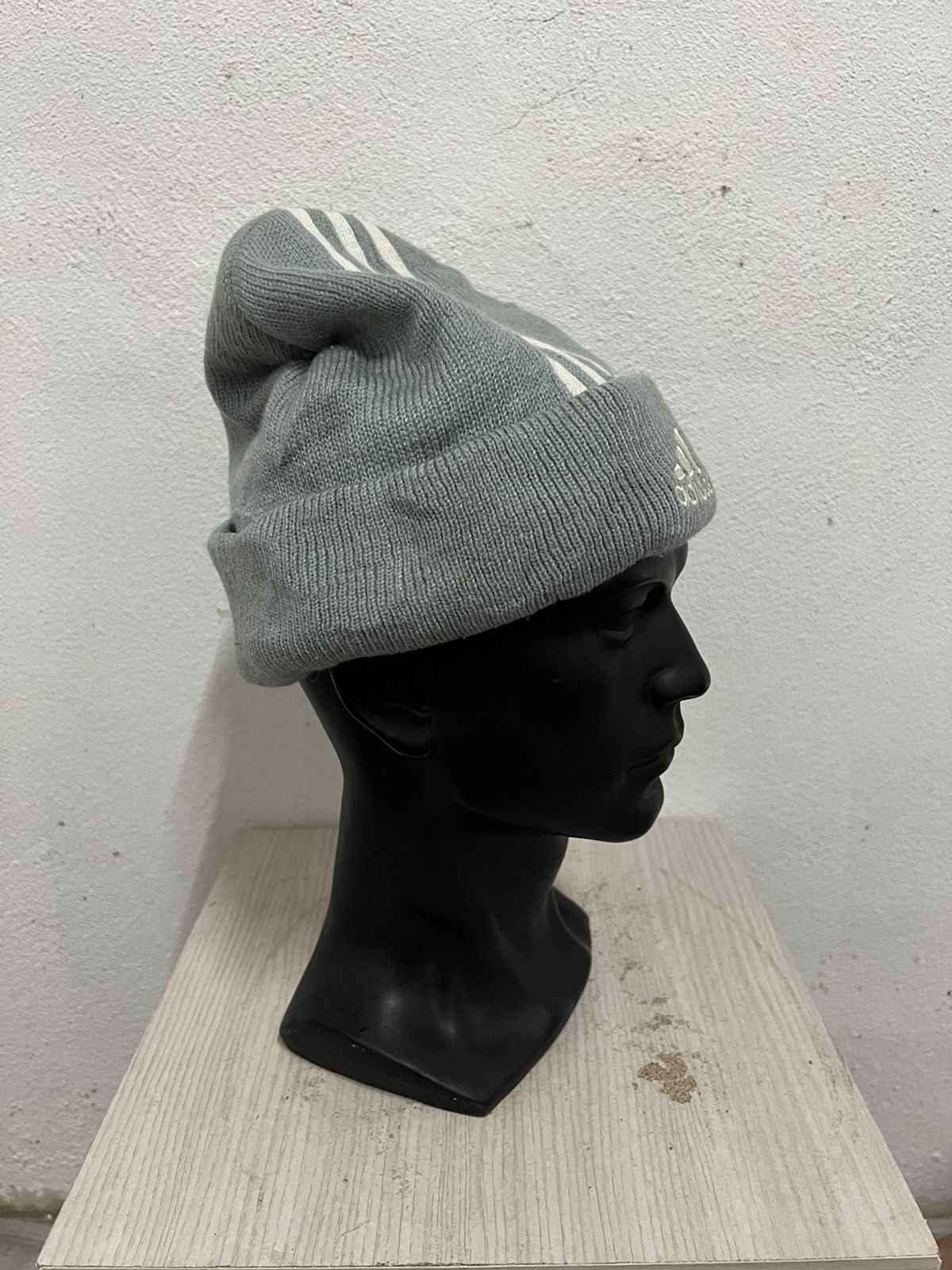 Adidas Vintage Adidas Big Logo Beanie Hat Size ONE SIZE - 4 Thumbnail