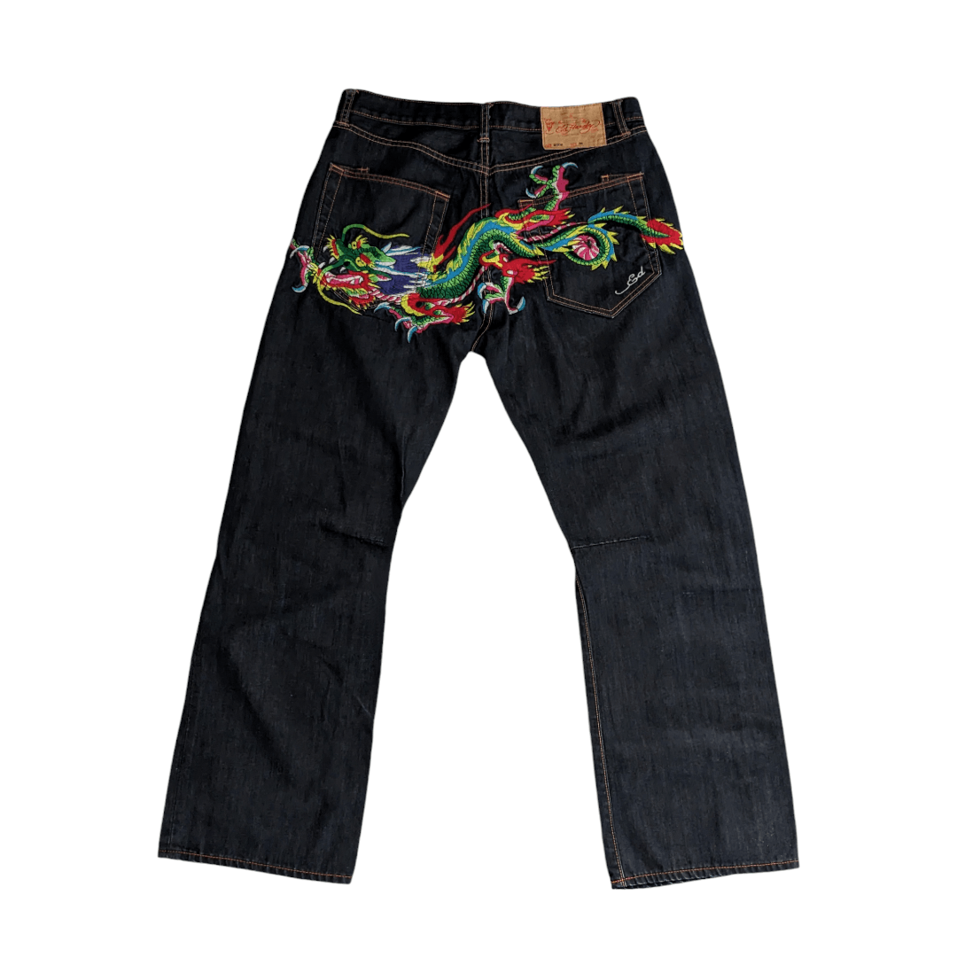 Ed Hardy VTG Ed Hardy Denim Jeans Size US 34 / EU 50 - 1 Thumbnail