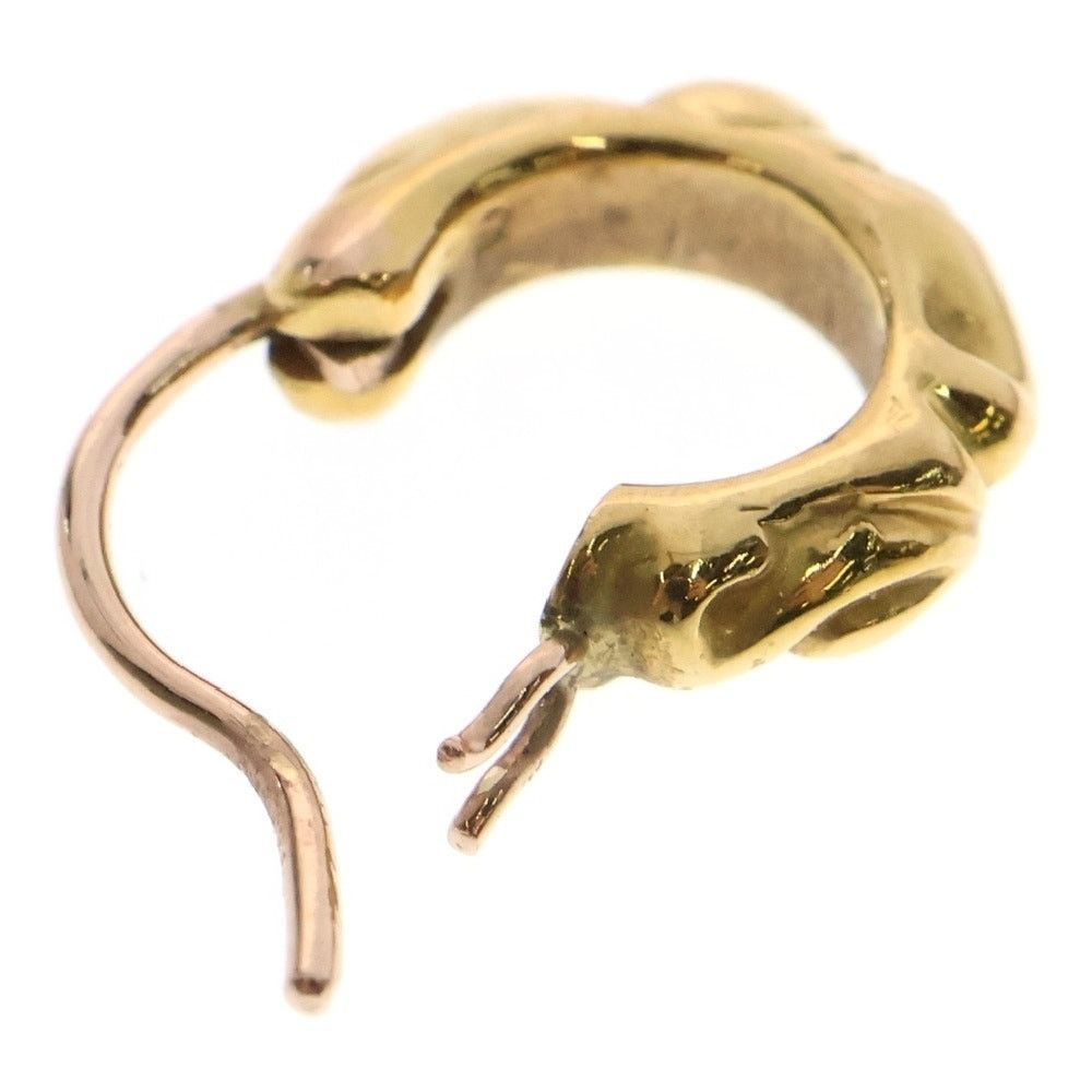 Chrome Hearts 22K Gold Scroll Hoop Earring