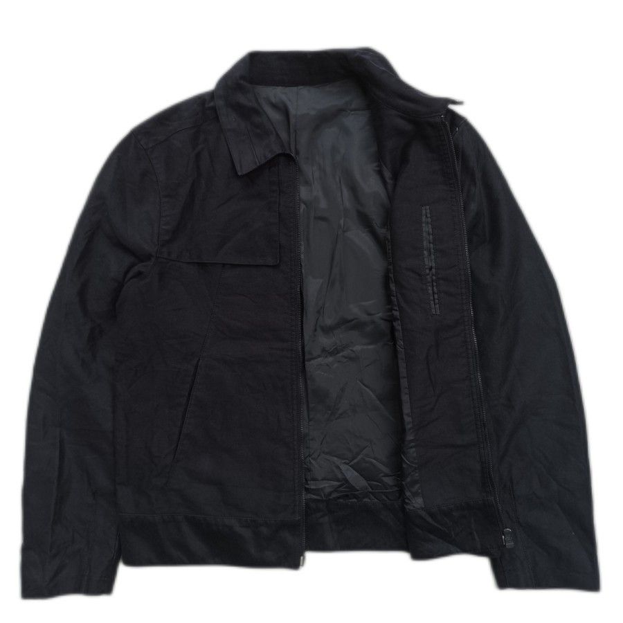 Black Barrett blackbarrett by neil barrett work canvas suede jacket sample Size US M / EU 48-50 / 2 - 2 Thumbnail