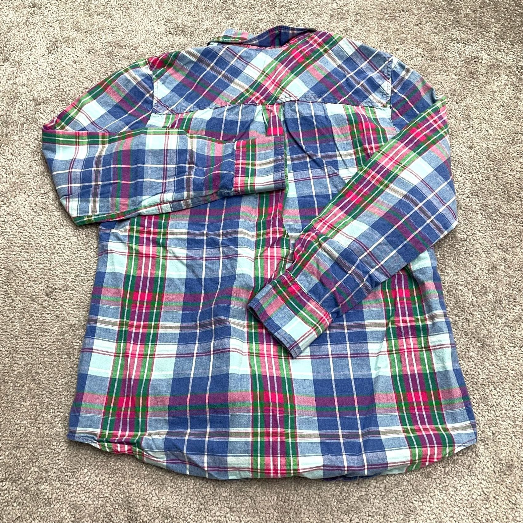 J.Crew J. Crew Button Up Shirt Womens XS Multicolor Long Sleeve Cotton Casual Top Size XS / US 0-2 / IT 36-38 - 2 Thumbnail
