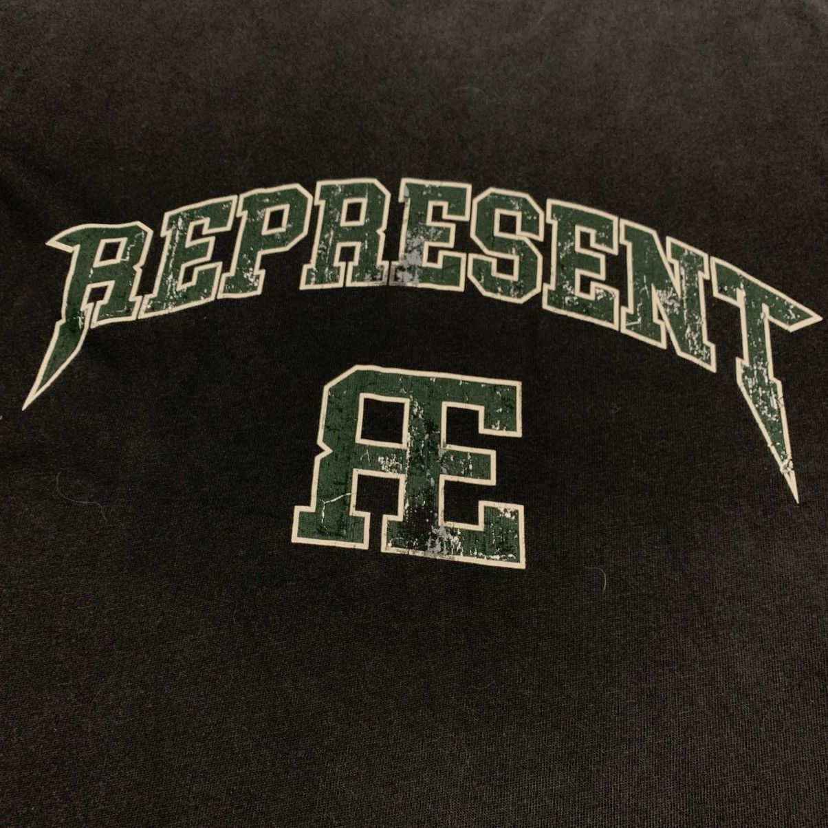 Represent Clo. Represent XS Varsity Logo Graphic Vintage Black Tee Size US XS / EU 42 / 0 - 3 Thumbnail