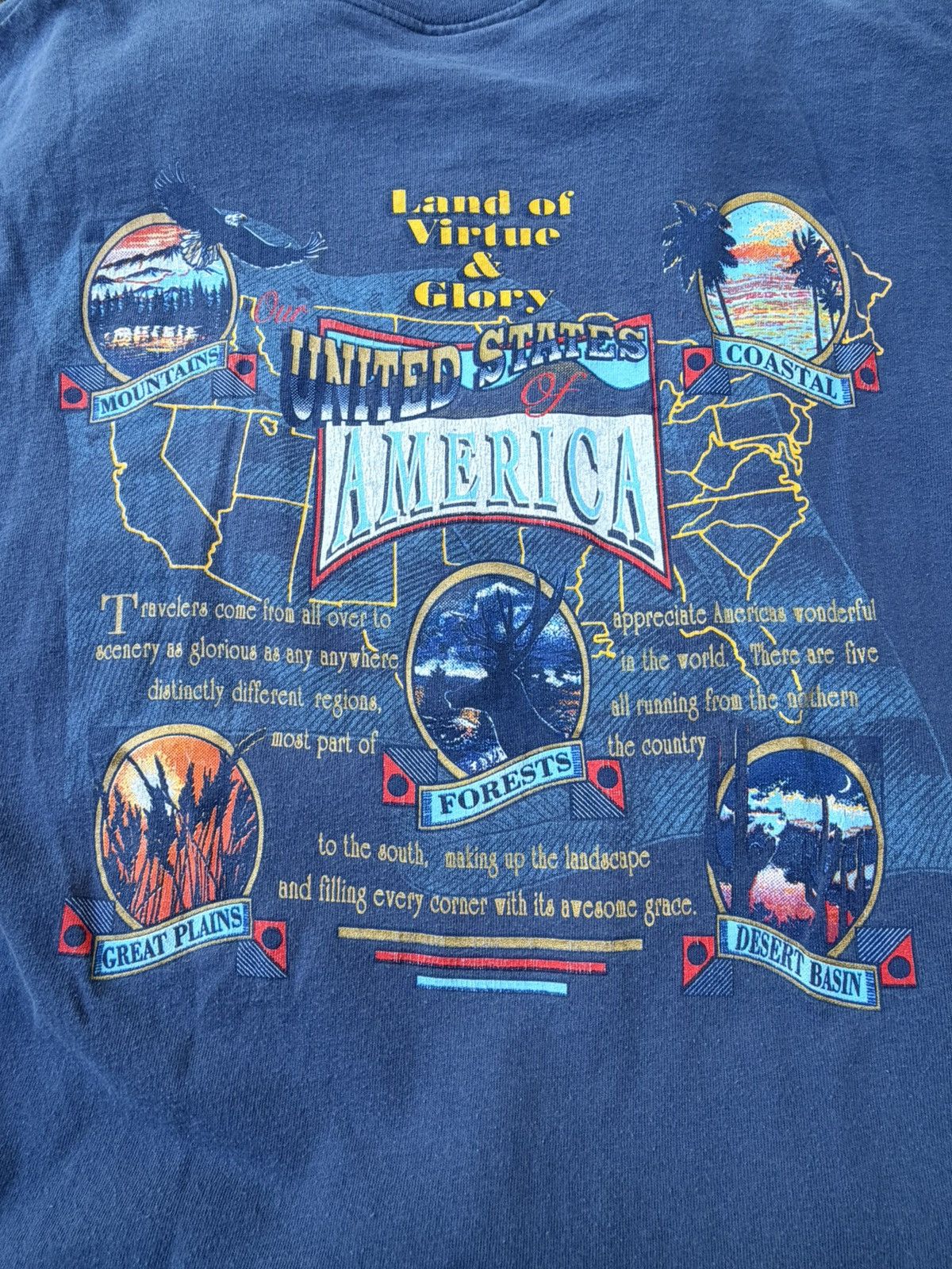 Vintage VTG Oklahoma Single Stitch tee Size XL Size US XL / EU 56 / 4 - 7 Thumbnail