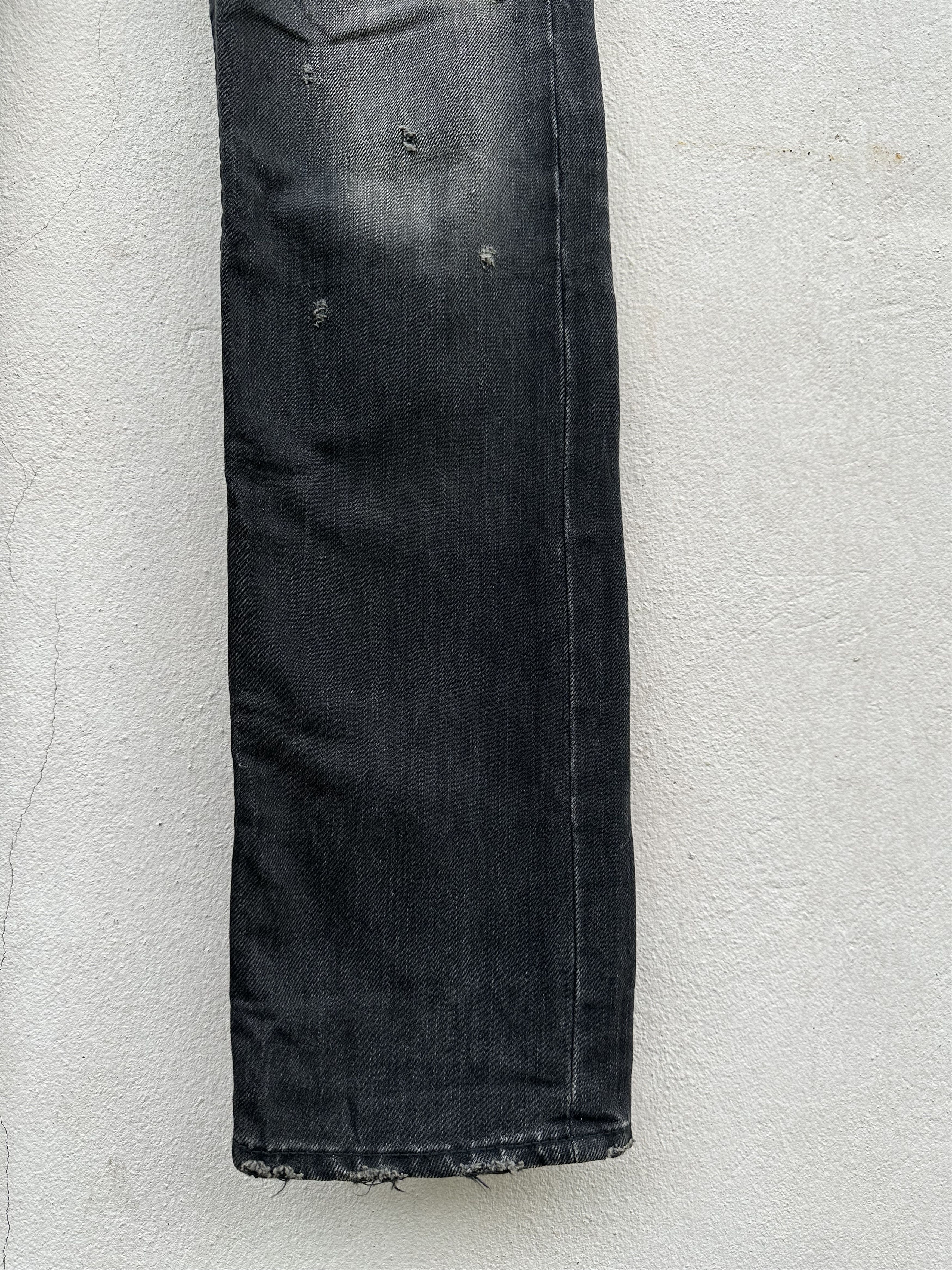 Yasuyuki Ishii Vintage Japanese Brand Troiso Distressed Flare Denim Jeans Size US 32 / EU 48 - 13 Thumbnail