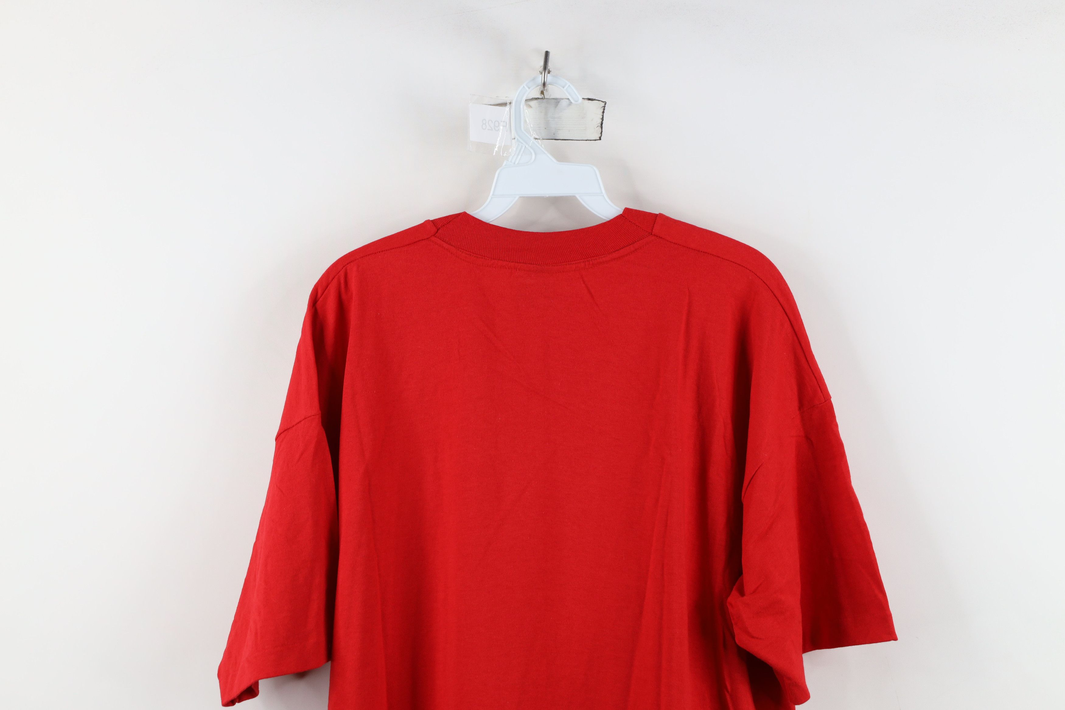 Vintage Vintage 90s Union Local 20 Short Sleeve T-Shirt Red USA Size US XXL / EU 58 / 5 - 9 Thumbnail