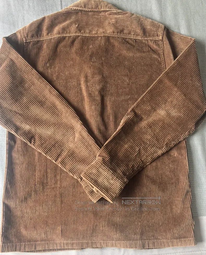 Acne Studios Acne Studios Khaki corduroy work shirt Size US M / EU 48-50 / 2 - 6 Thumbnail