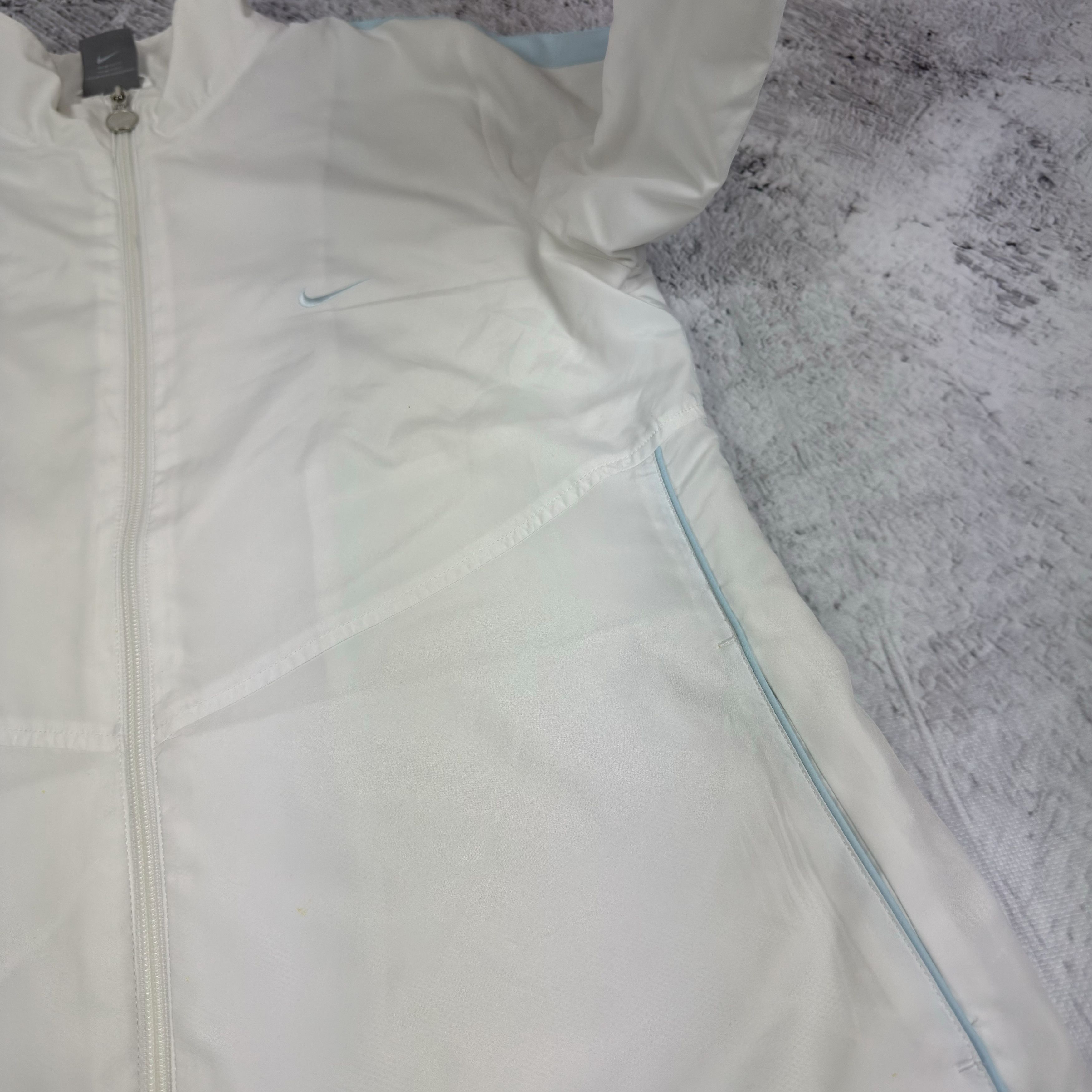Nike Nike White Solo Swoosh Full Zip Track Jacket Large Size L / US 10 / IT 46 - 7 Thumbnail
