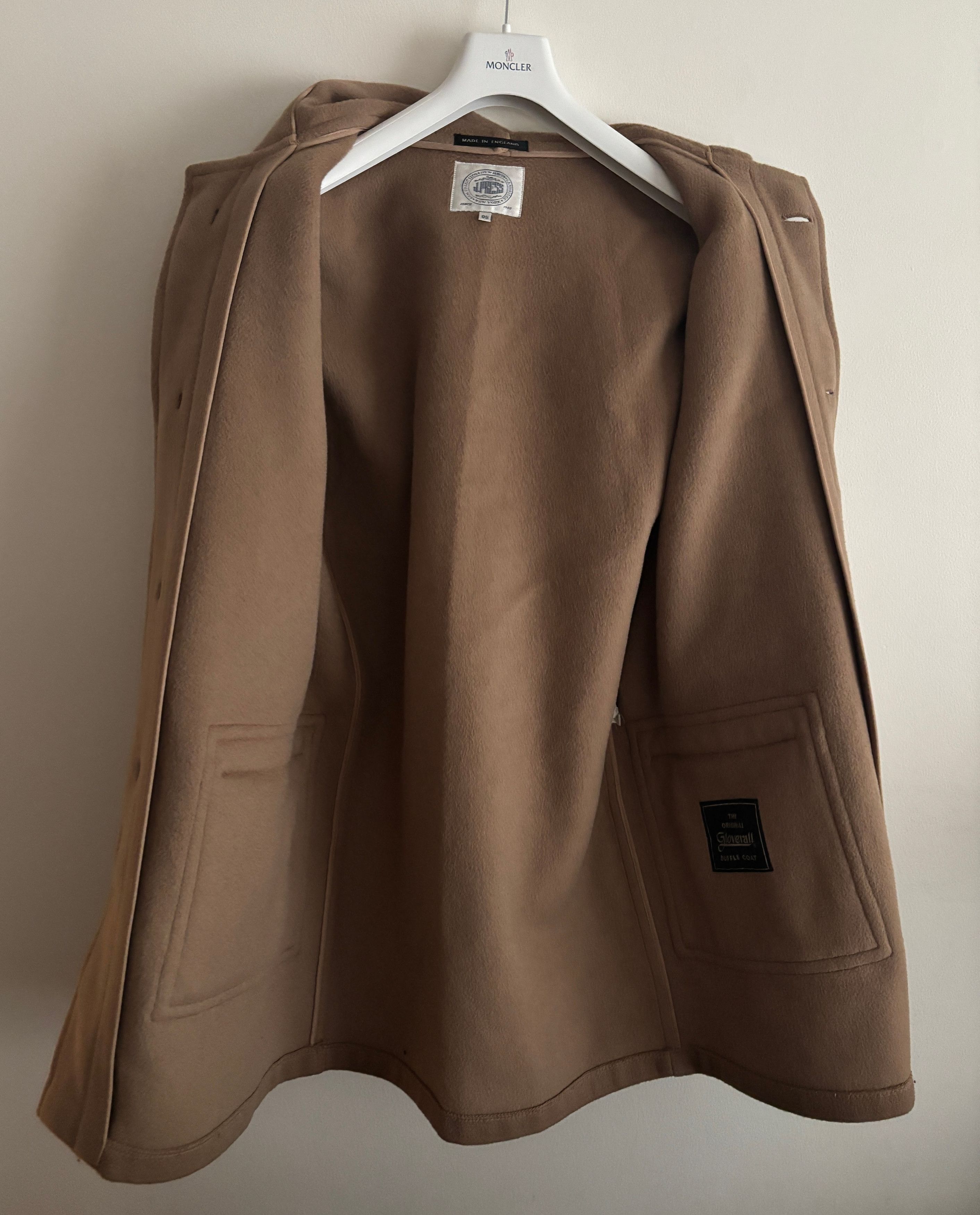 Gloverall J. Press Duffle Coat England Tan Wool Overcoat - 38/ Medium Size US M / EU 48-50 / 2 - 6 Thumbnail