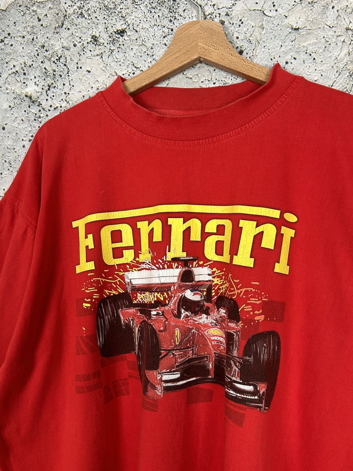 Ferrari Vintage Ferrari 90s Racing Tee F1 Graphic Motorsport Size US XL / EU 56 / 4 - 3 Thumbnail