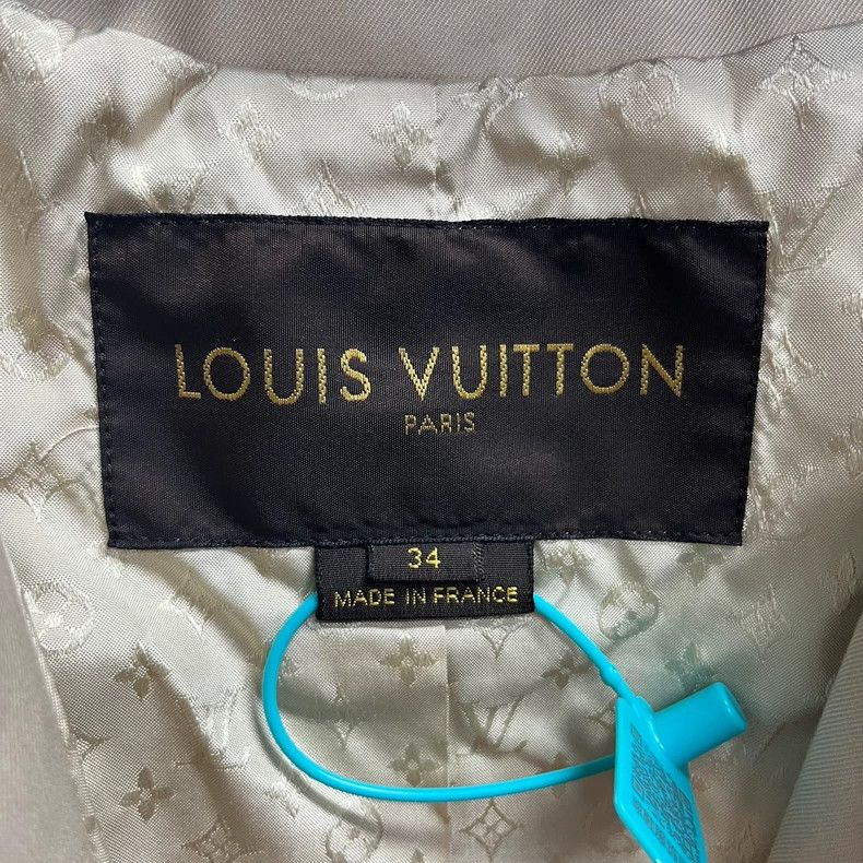 Louis Vuitton Louis Vuitton Classic beige lined full print logo tunic ja Size XXS / US 00 / IT 34 - 3 Thumbnail