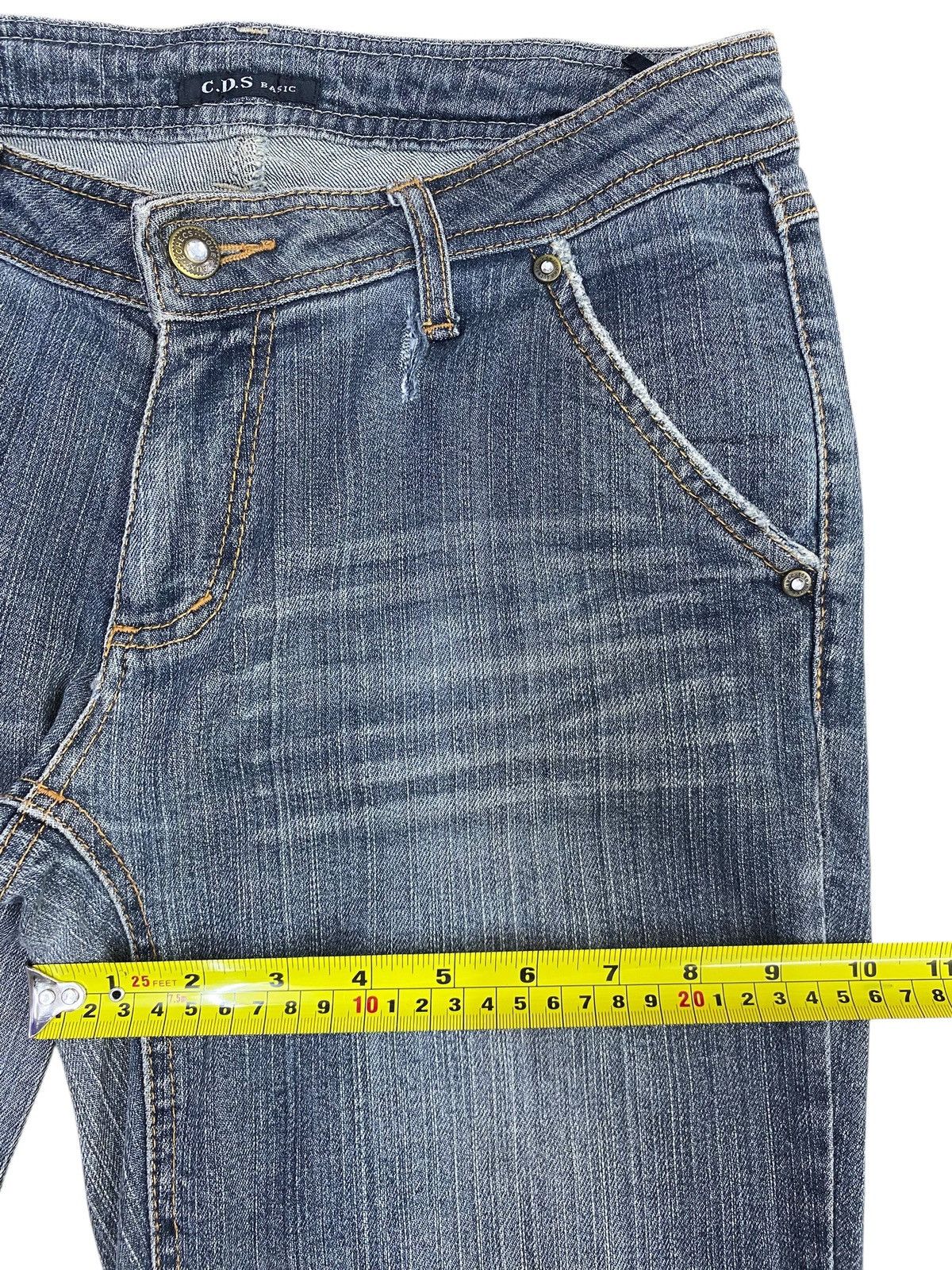 Japanese Brand Japanese Brand Blue Wash Style Flare Jeans Size US 30 / EU 46 - 7 Thumbnail