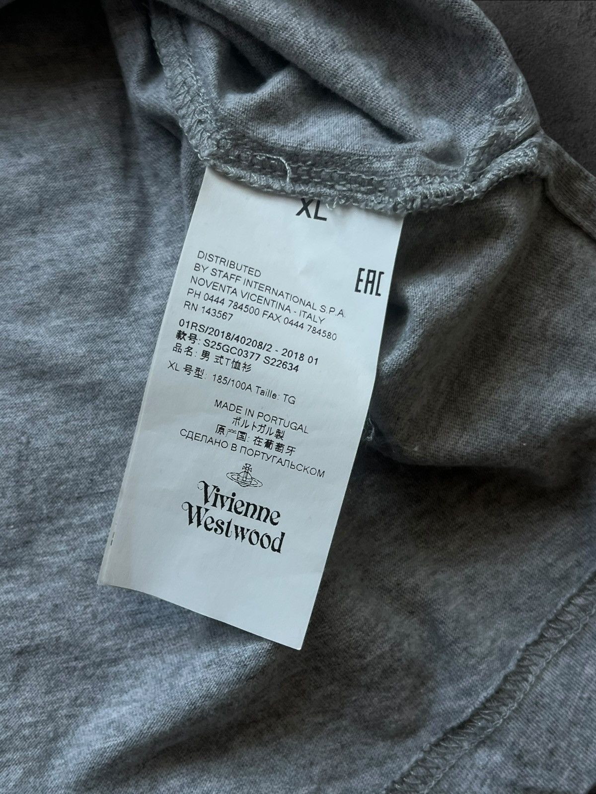 Vivienne Westwood Vivienne Westwood T Shirt Size US XL / EU 56 / 4 - 5 Thumbnail