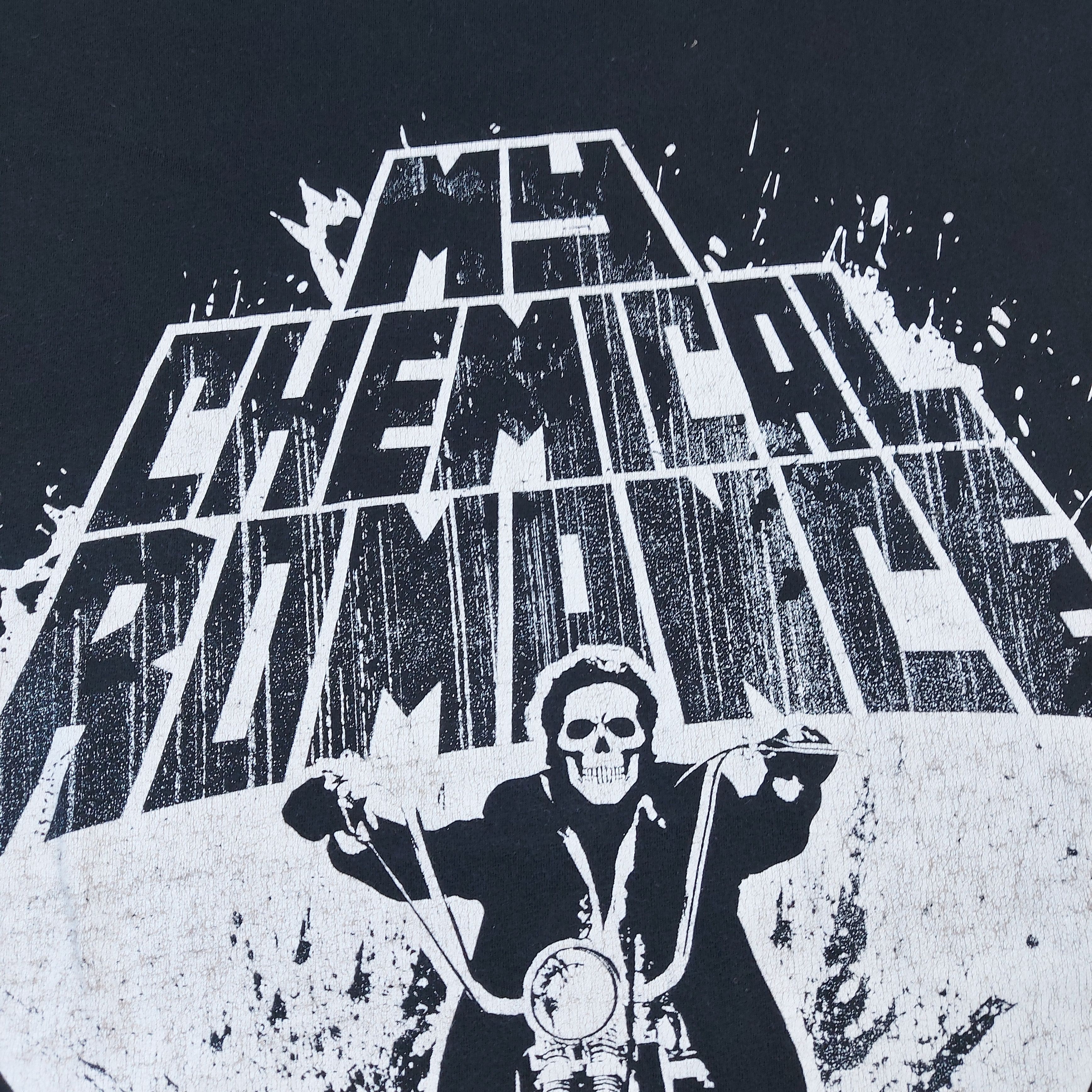 My Chemical Romance Vintage My Chemical Romance Band Motorcycle Skeleton TEE Size US L / EU 52-54 / 3 - 5 Thumbnail